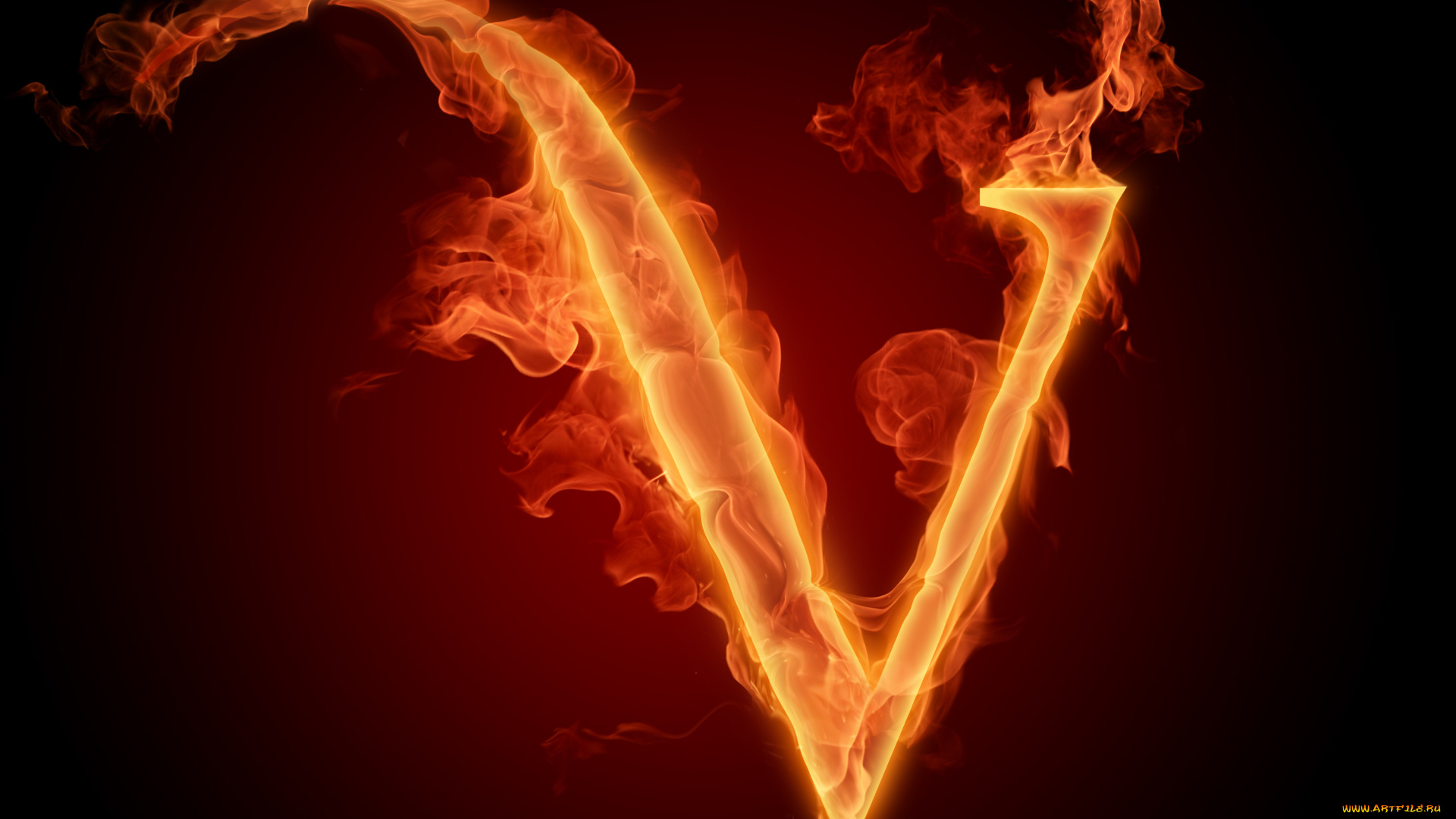 3д, графика, -другое, фон, огонь, буква