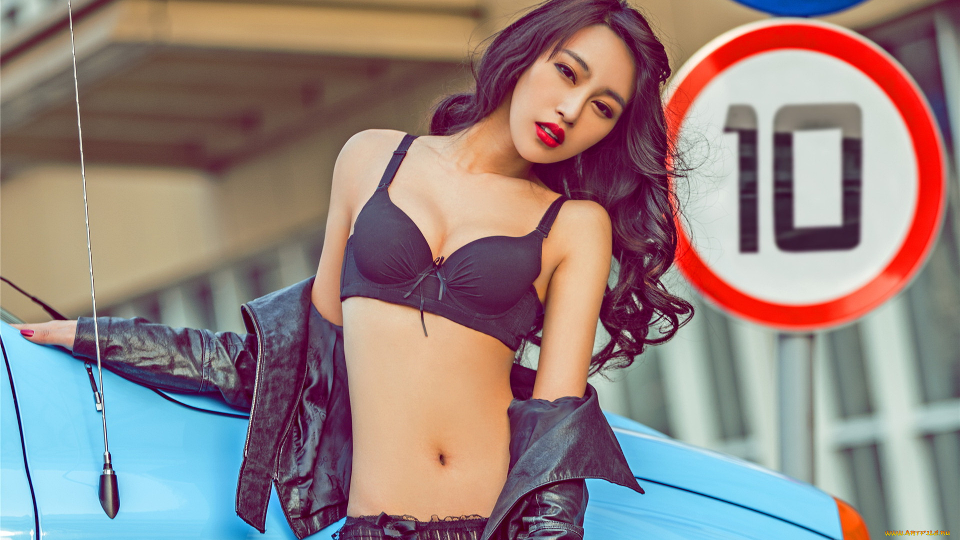 автомобили, авто, с, девушками, девушка, автомобиль, азиатка