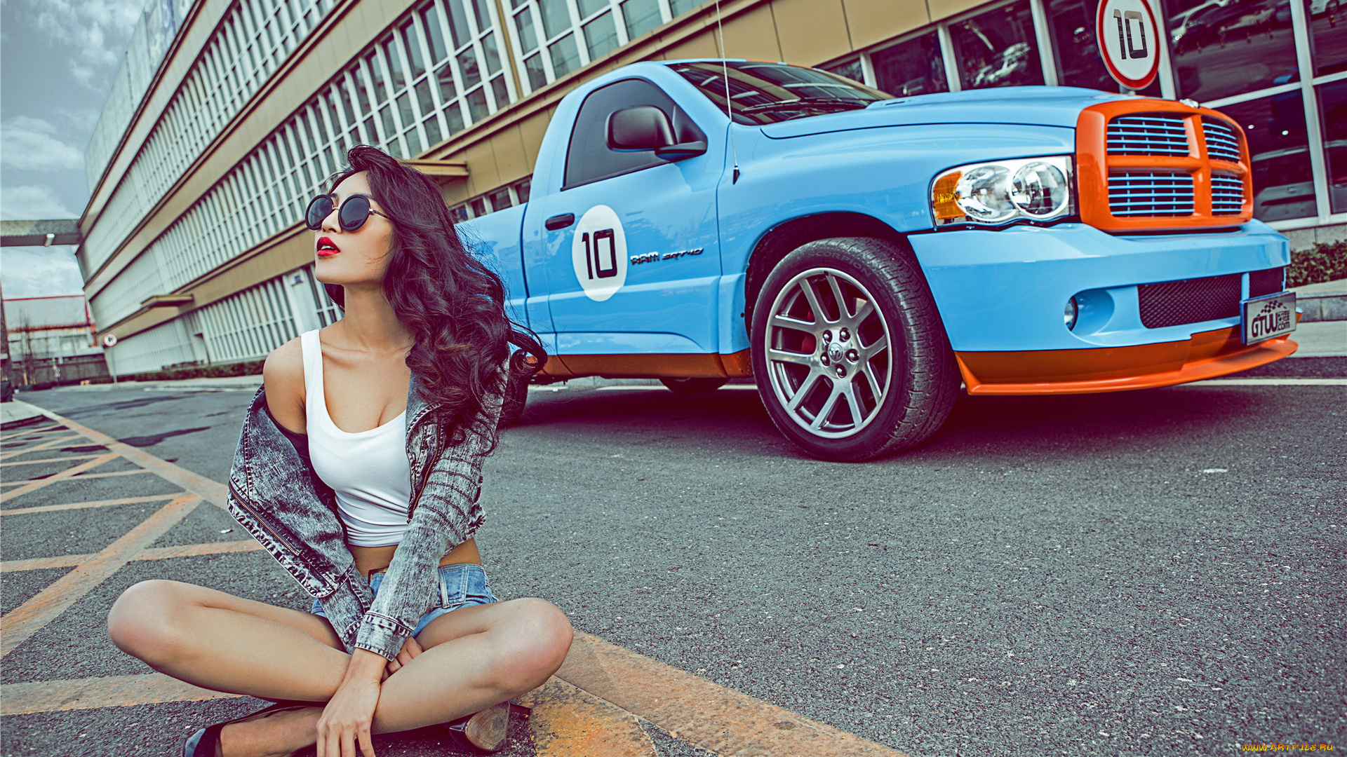 автомобили, авто, с, девушками, девушка, автомобиль, азиатка