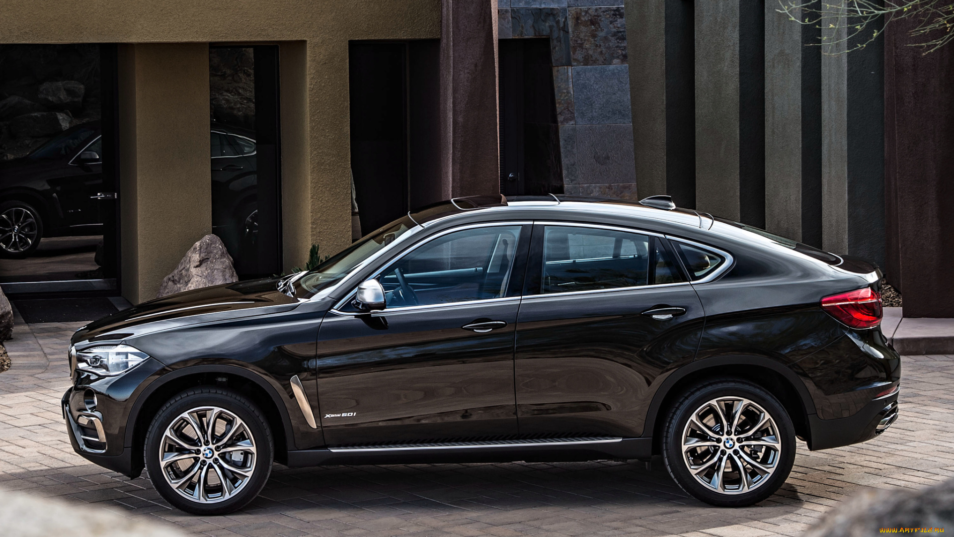 автомобили, bmw, x6, xdrive50i, f16, 2014г, темный