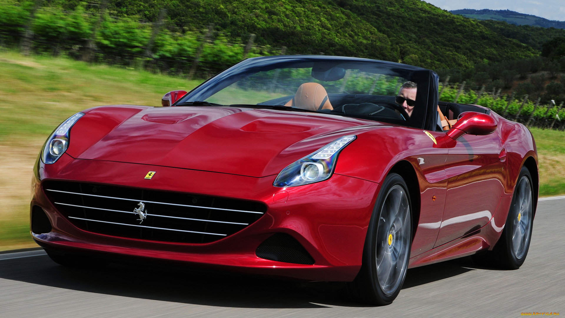 автомобили, ferrari, красный, 2014, california, t