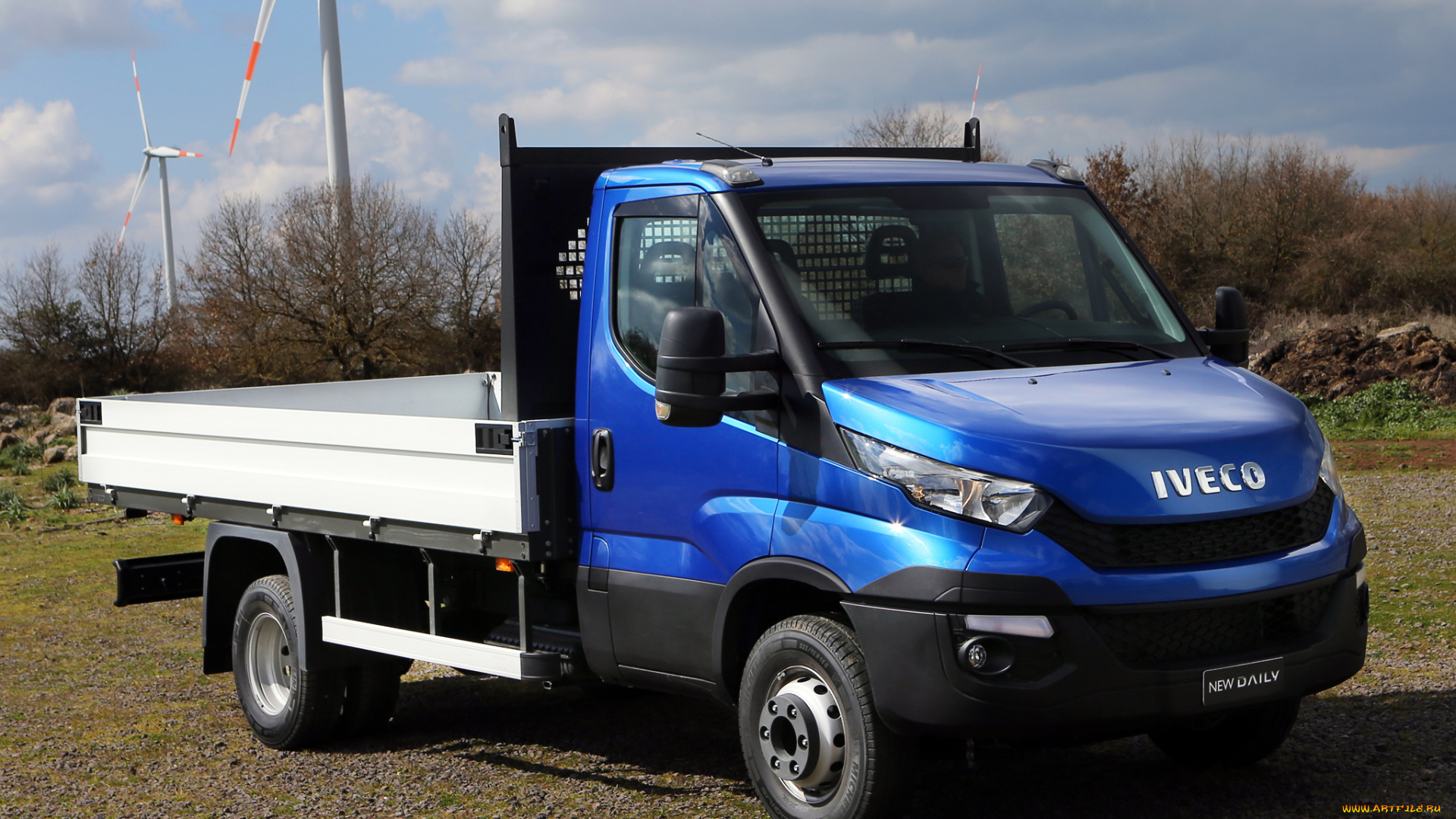 автомобили, iveco, синий, 2014г, cab, chassis, daily, 35