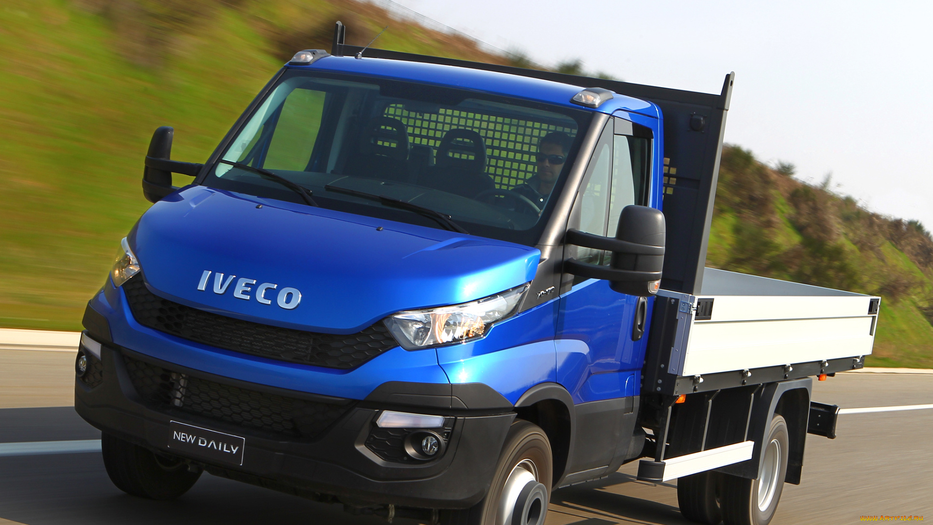 автомобили, iveco, синий, 2014г, cab, chassis, daily, 35