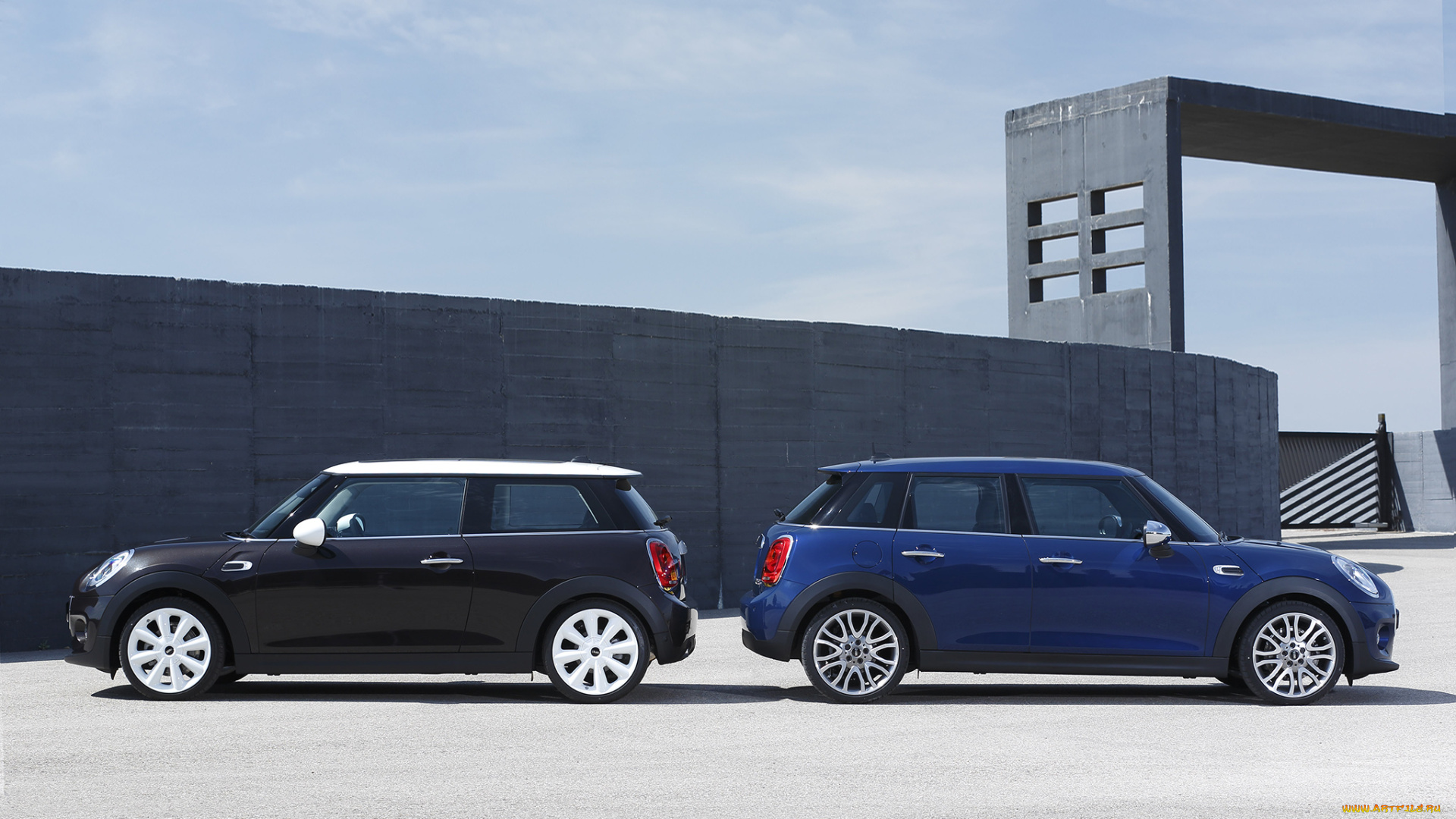 автомобили, mini, 2014г, f56, cooper, d, голубой