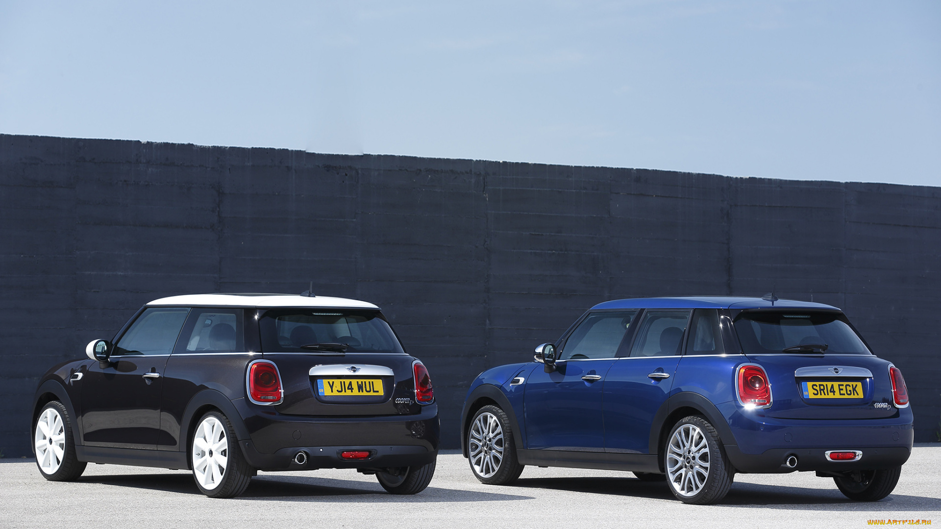 автомобили, mini, 2014г, f56, cooper, d, голубой