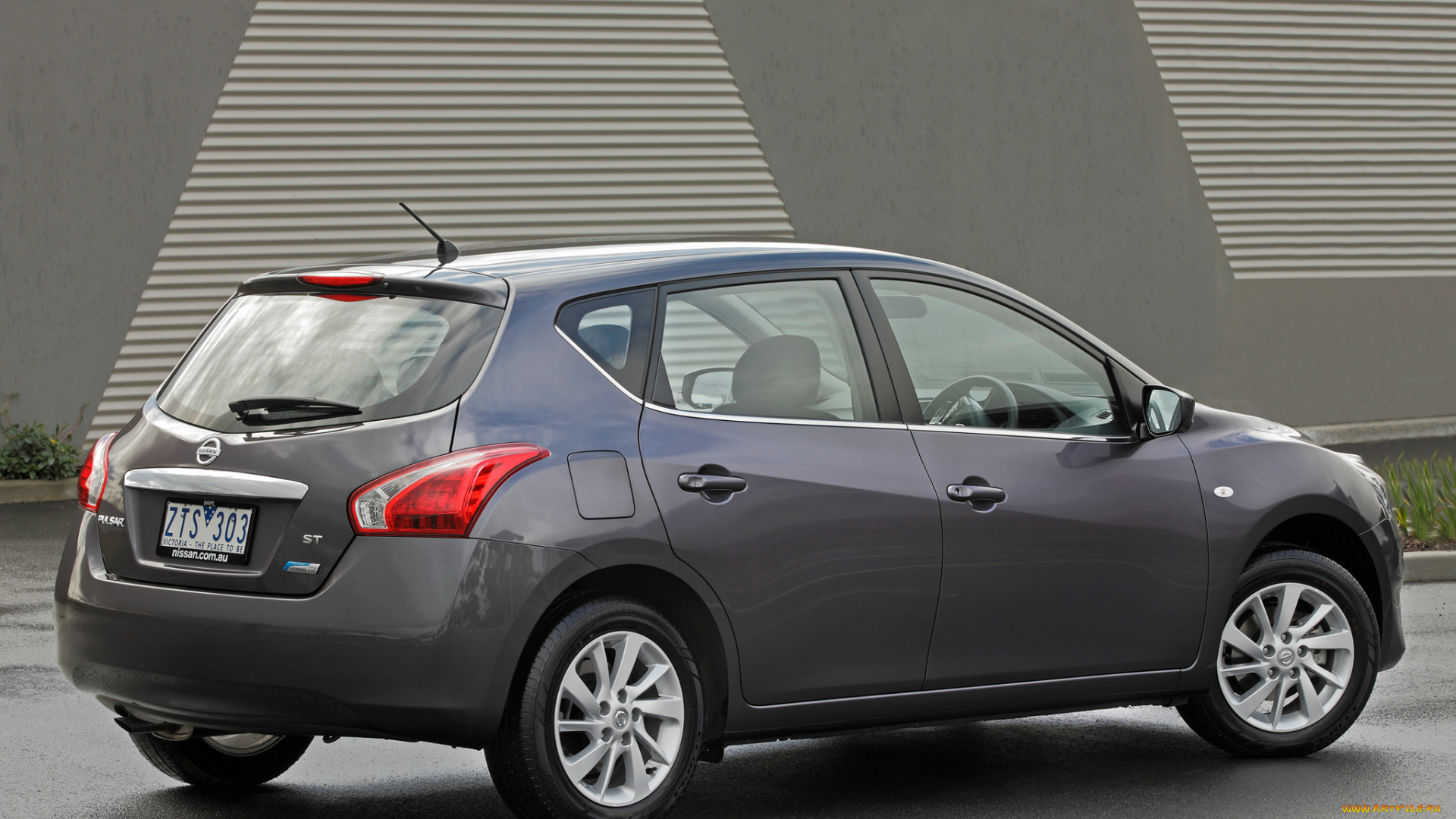 автомобили, nissan, datsun, pulsar, hatch, au-spec, nb17, темный