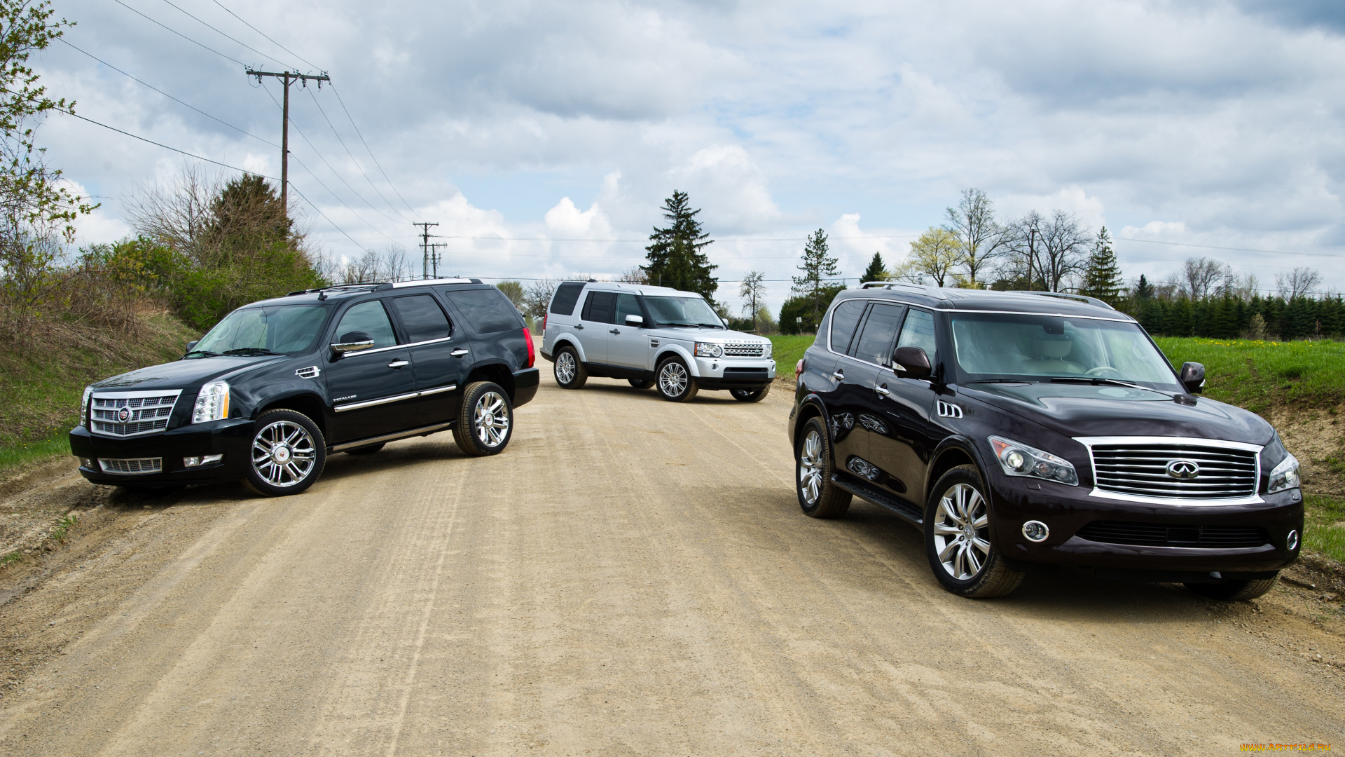 автомобили, разные, вместе, cadillac, rover, infiniti