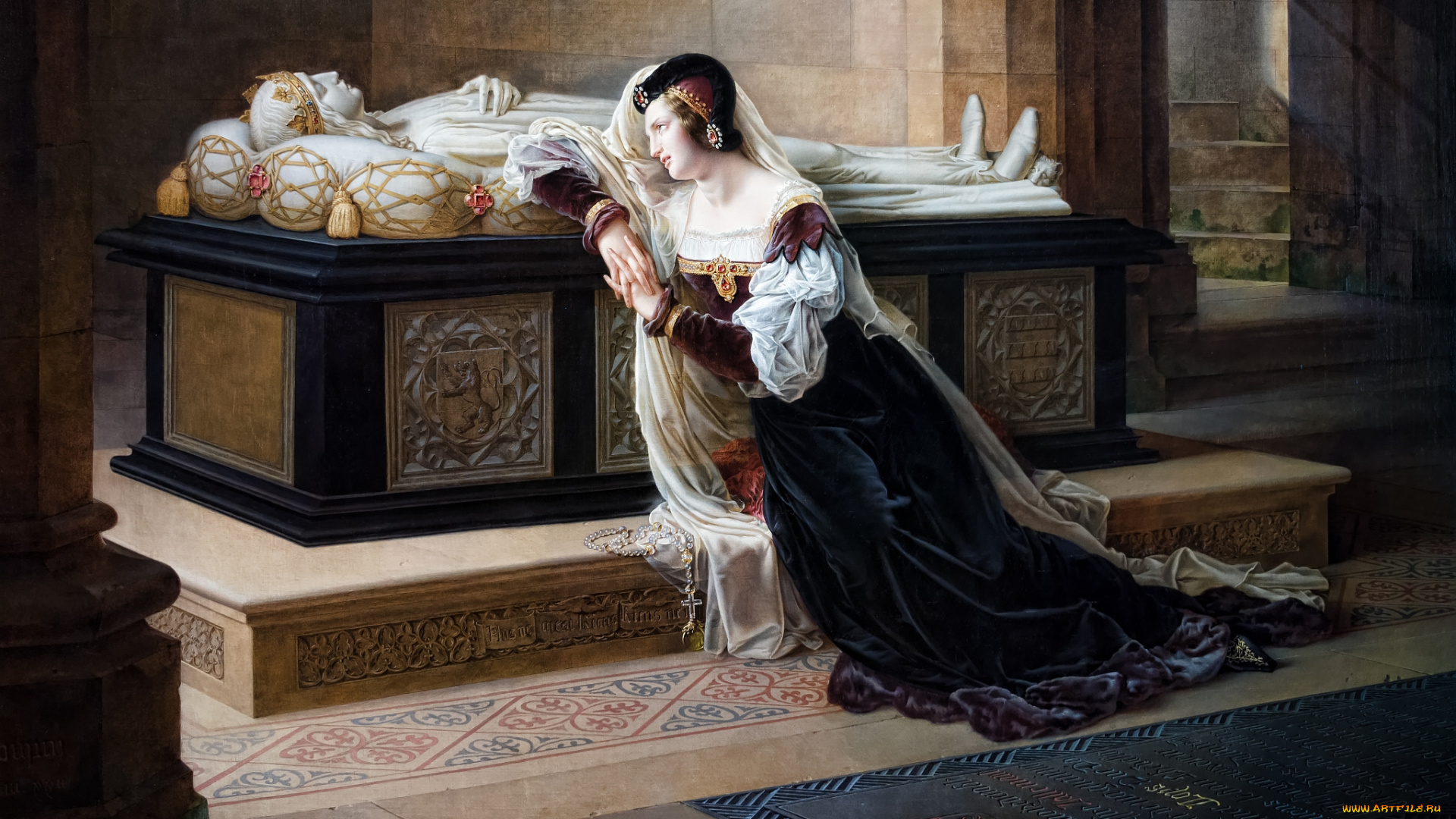 marie-philippe, coupin, de, la, couperie, рисованные, живопись, версаль, полотно, живописец, франция