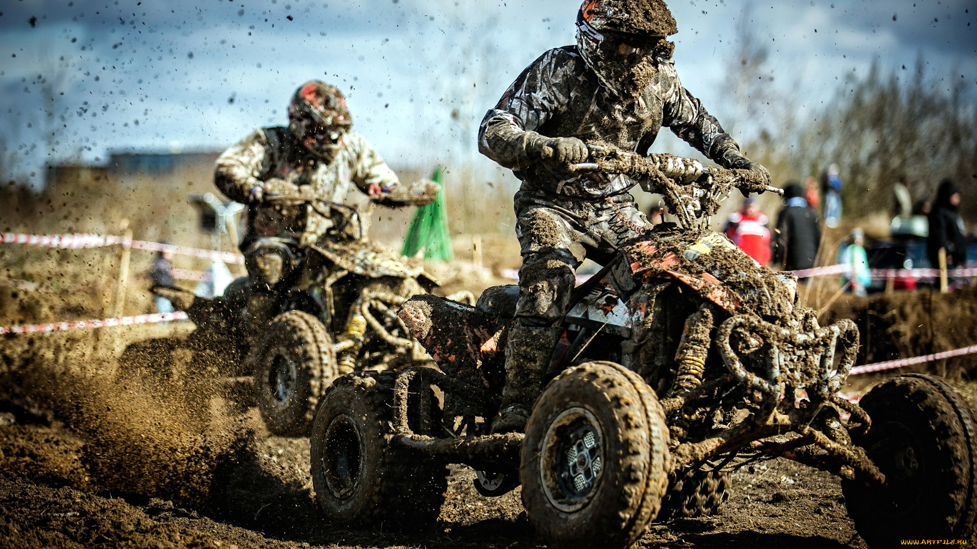 спорт, мотокросс, гонка, грязь