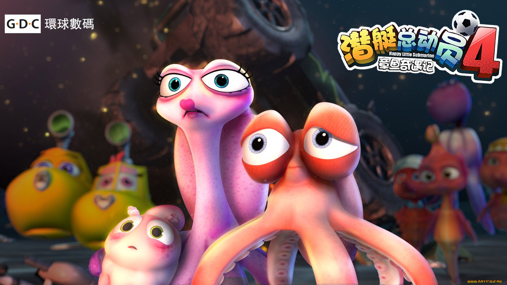 submarine, story, 4, мультфильмы, -, , submarine, story, 4