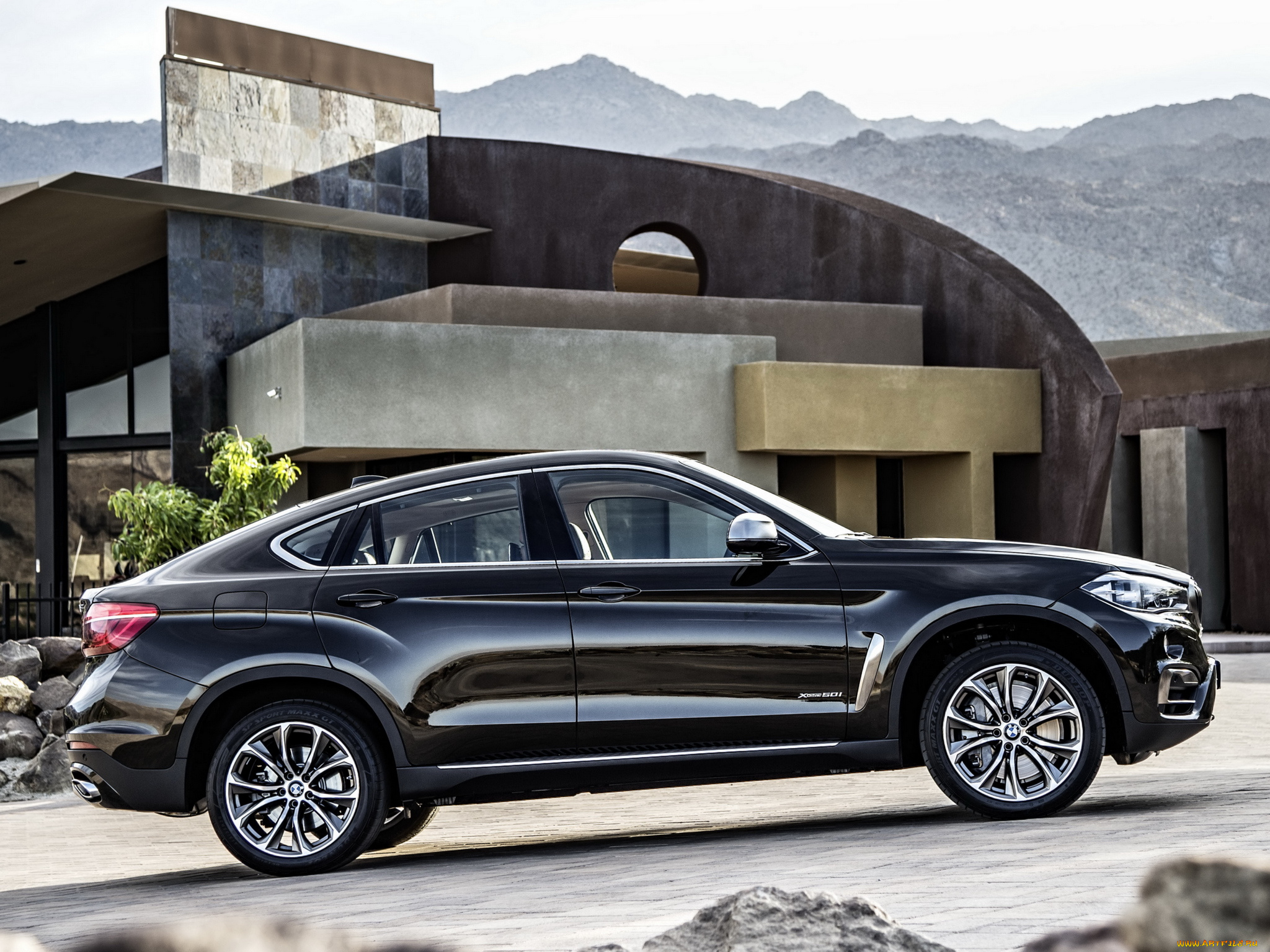автомобили, bmw, x6, xdrive50i, f16, 2014г, темный