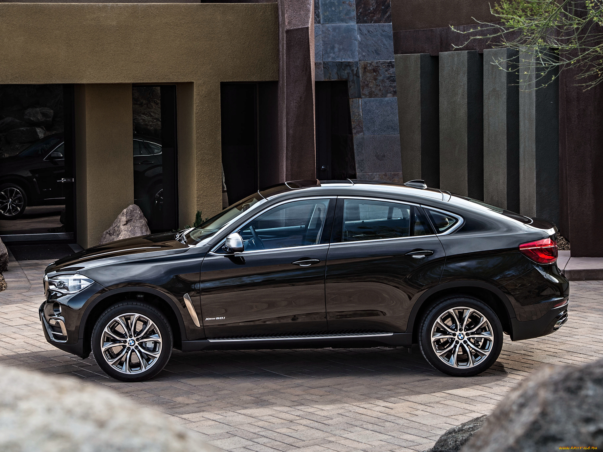 автомобили, bmw, x6, xdrive50i, f16, 2014г, темный