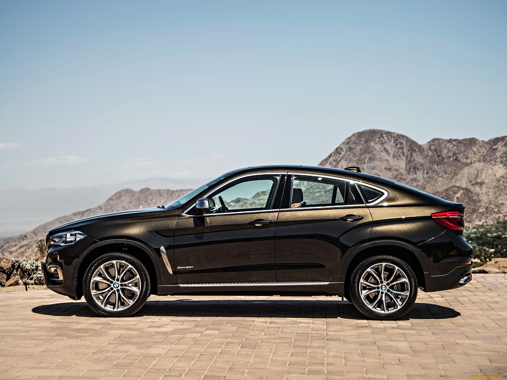 автомобили, bmw, x6, xdrive50i, f16, 2014г, темный