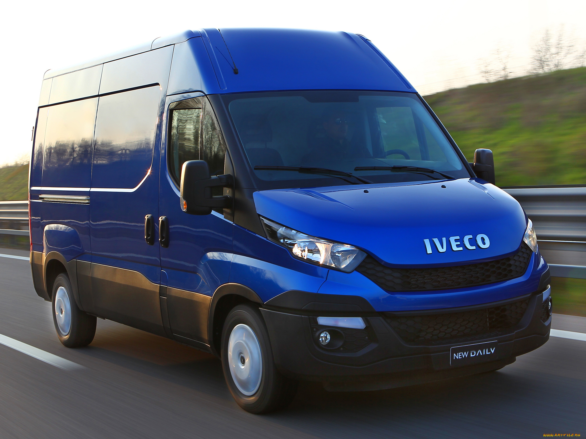 автомобили, iveco, синий, 2014, van, daily