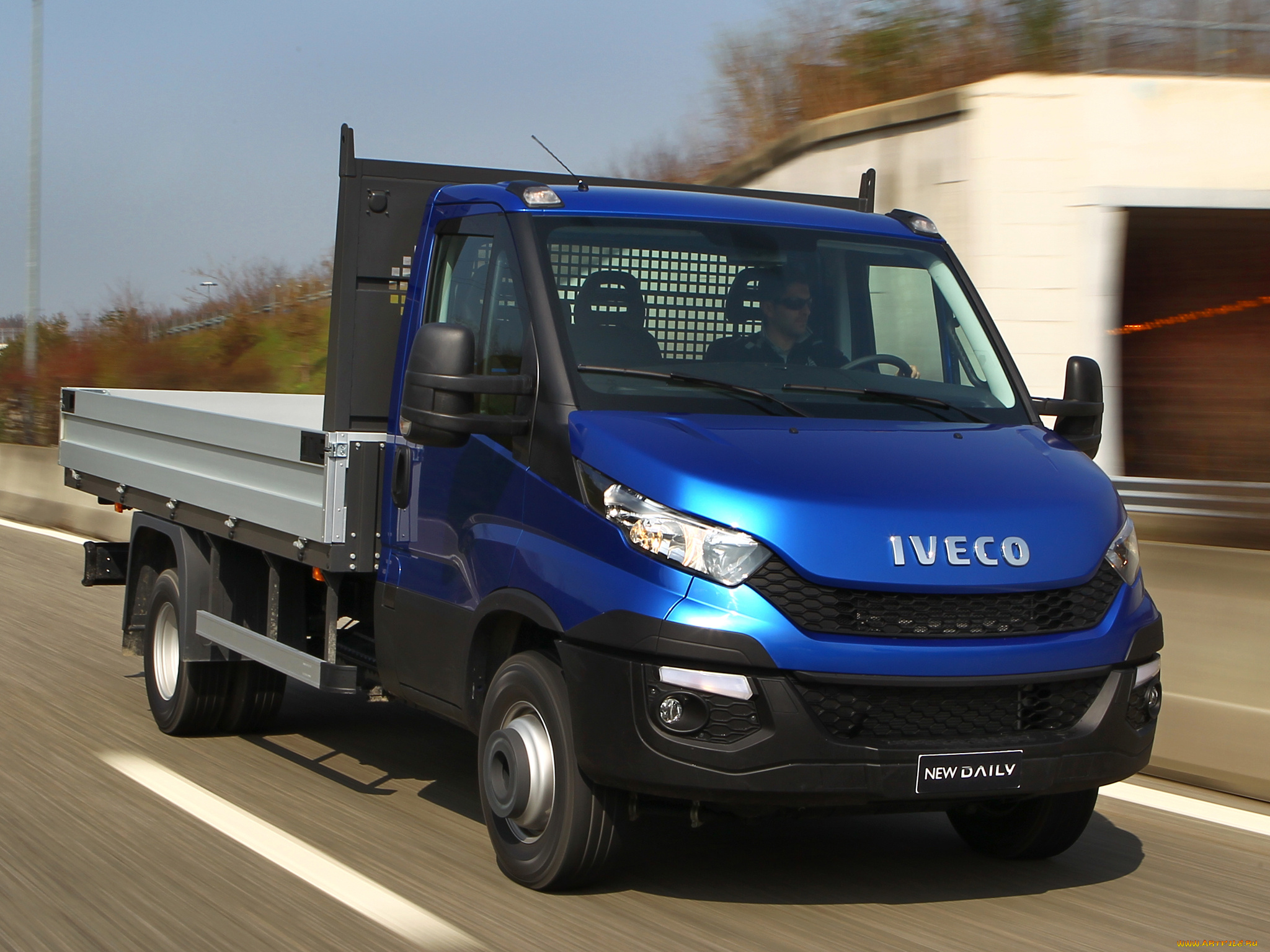 автомобили, iveco, синий, 2014г, cab, chassis, daily, 35