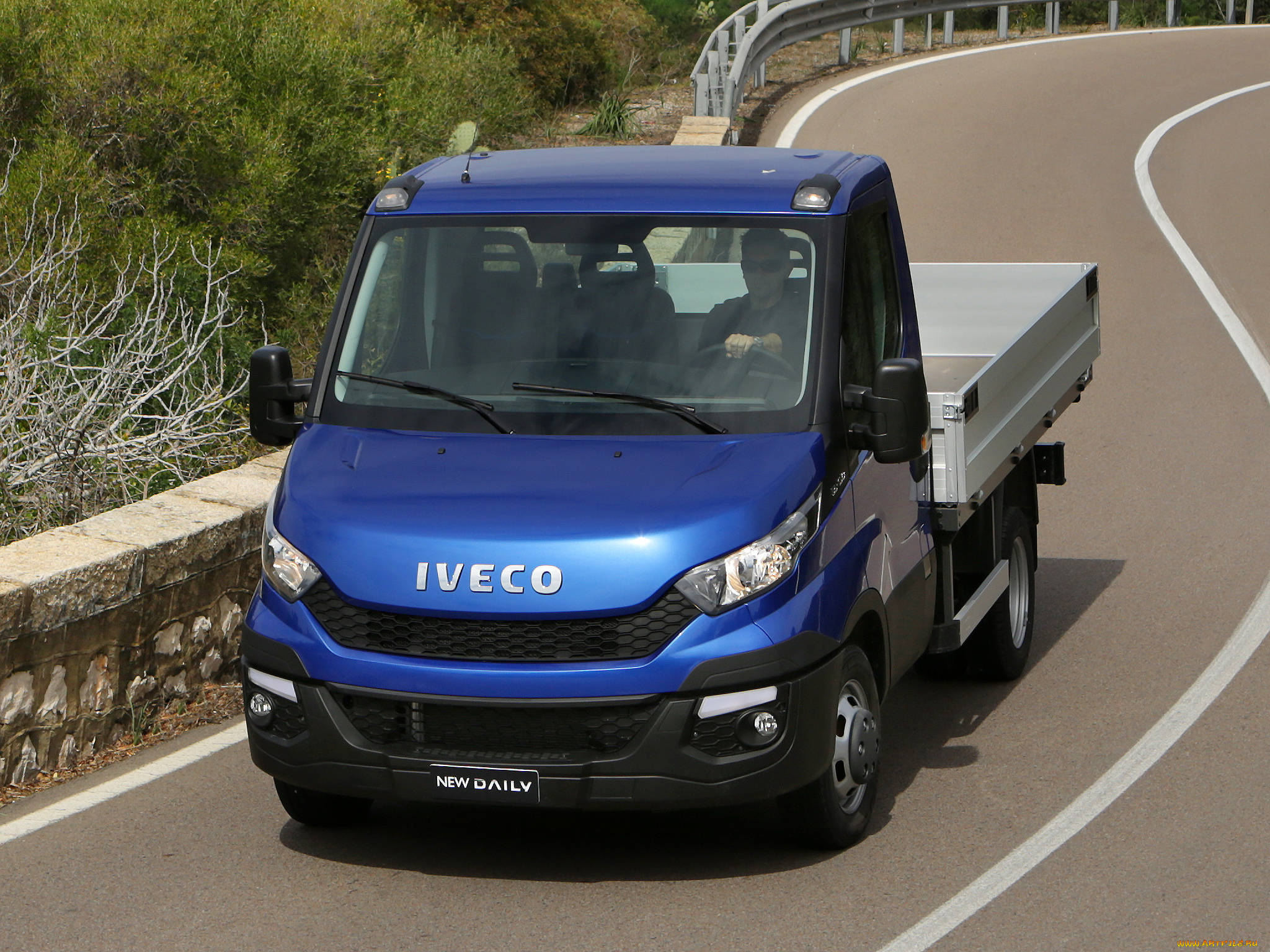 автомобили, iveco, синий, 2014г, cab, chassis, daily, 35