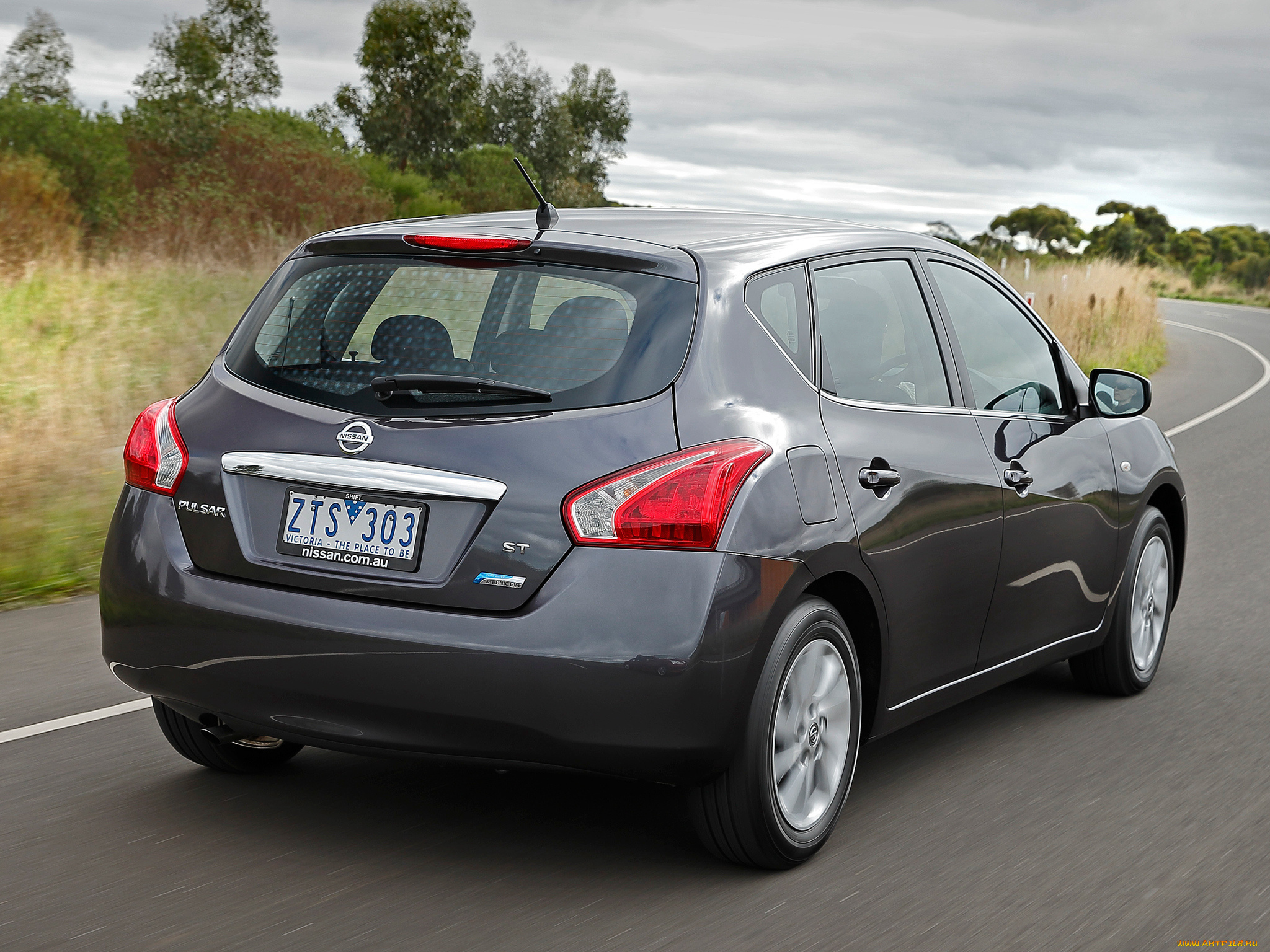 автомобили, nissan, datsun, pulsar, hatch, au-spec, nb17, темный