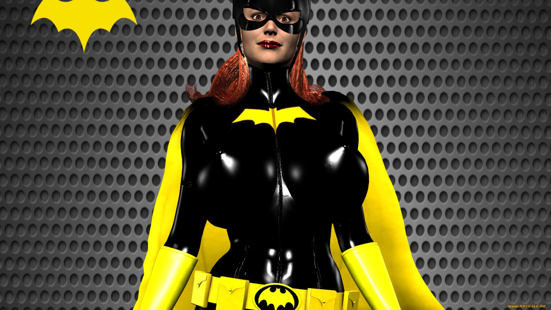 3д, графика, фантазия, , fantasy, девушка, супермен, фон, взгляд