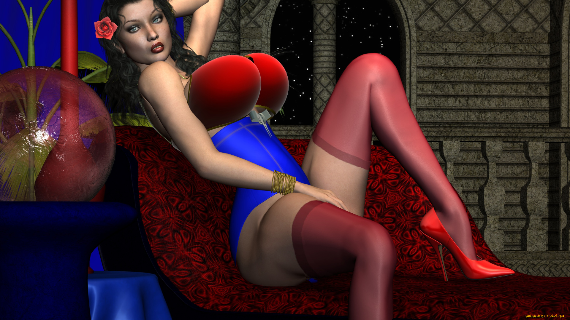 3д, графика, люди, , people, фон, взгляд, девушка