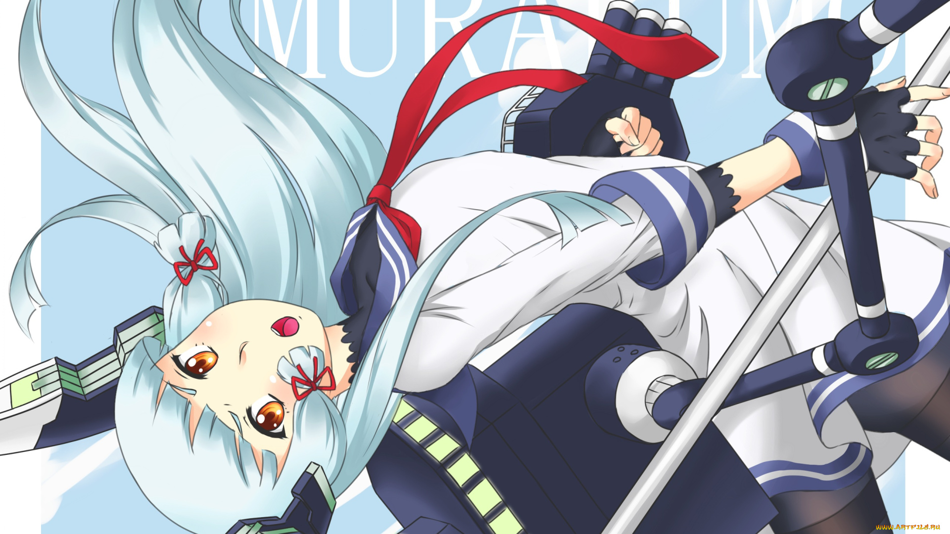 аниме, kantai, collection, девушка, tagme, artist, арт, murakumo, kancolle, kantai, collection