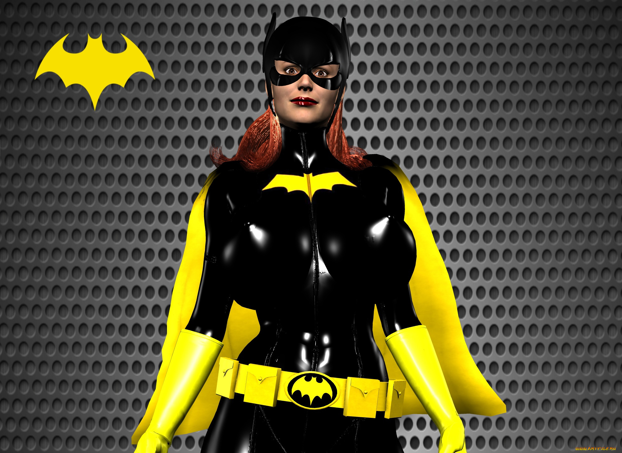 3д, графика, фантазия, , fantasy, девушка, супермен, фон, взгляд