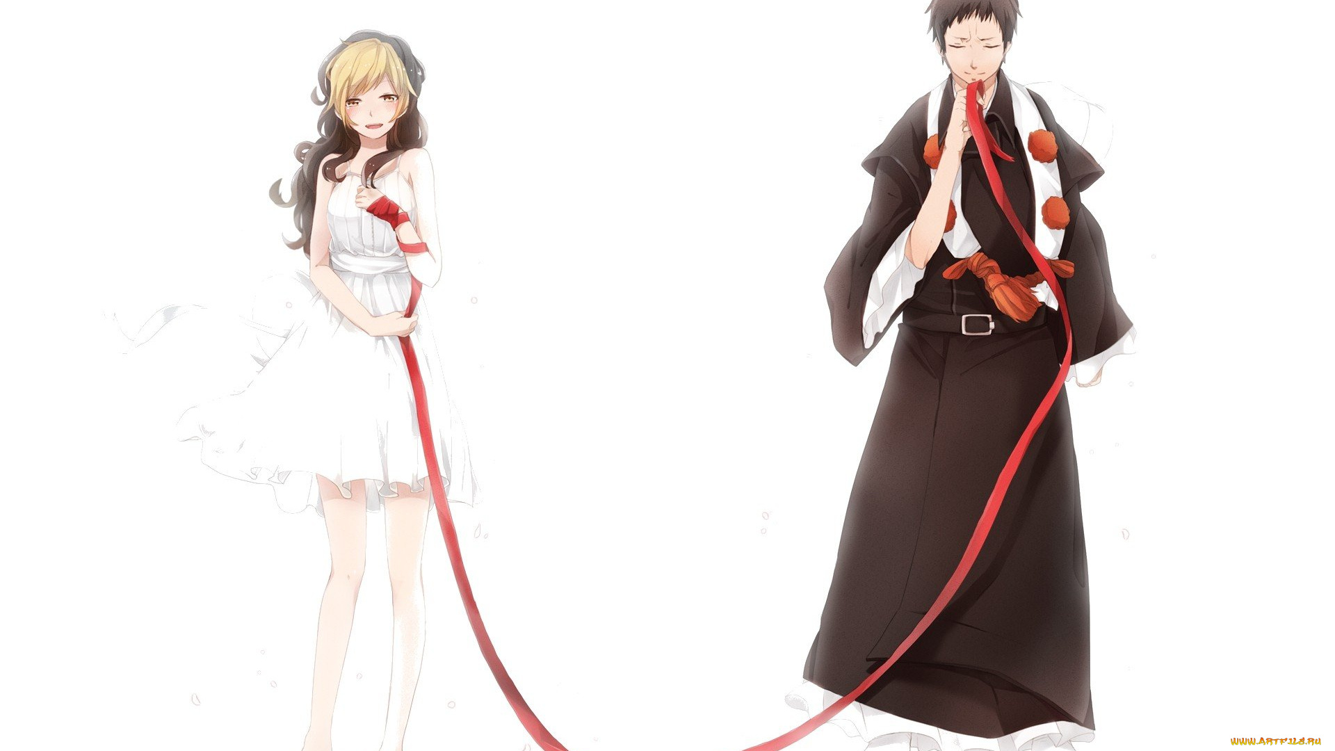 аниме, ao, no, exorcist, девушка, парень