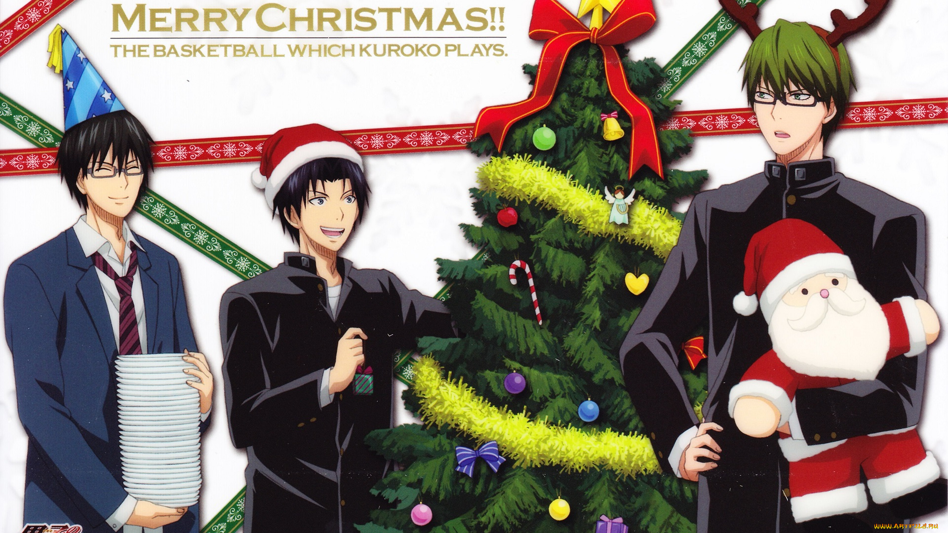 аниме, kuroko, no, baske, парни