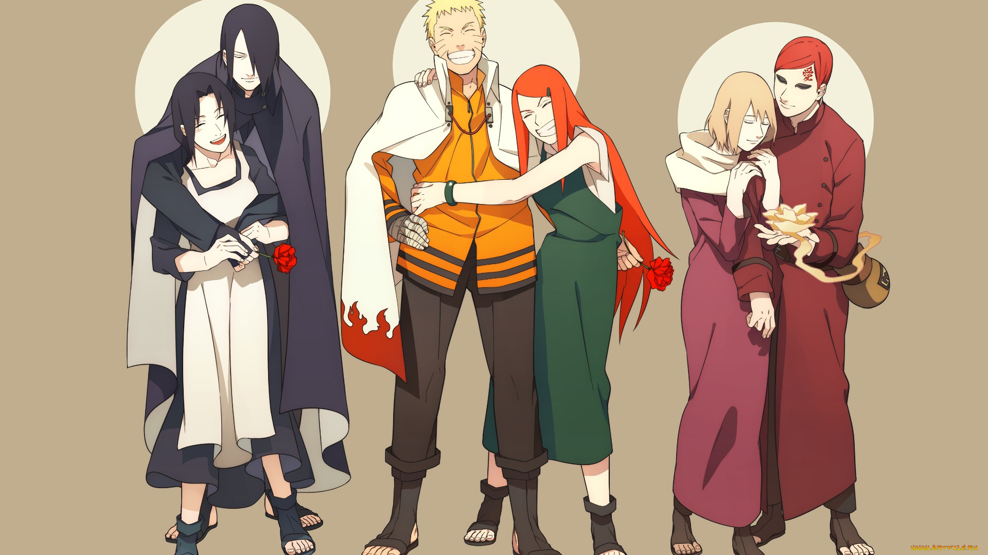 аниме, naruto, персонажи