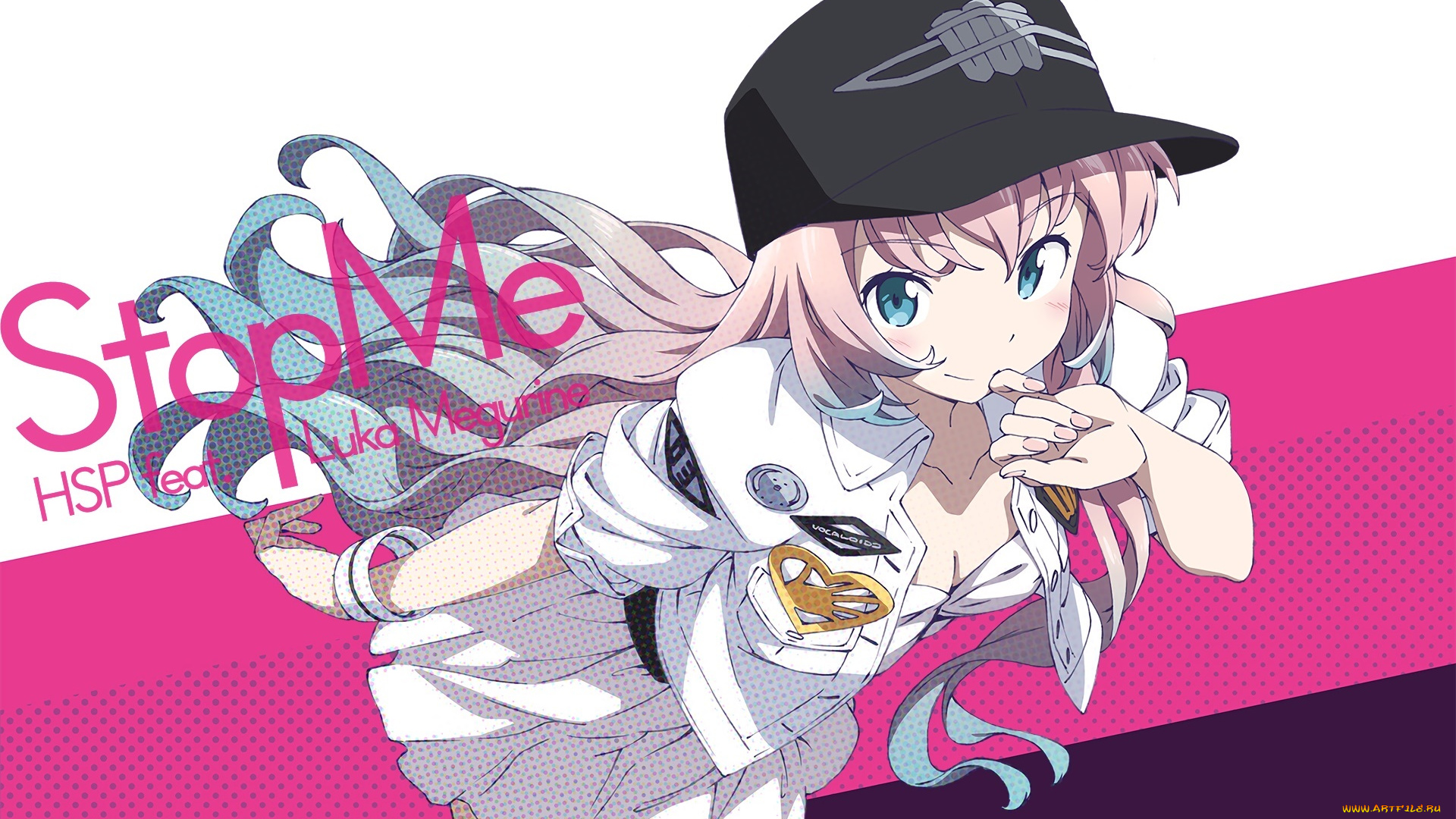 аниме, vocaloid, фон, взгляд, девушка