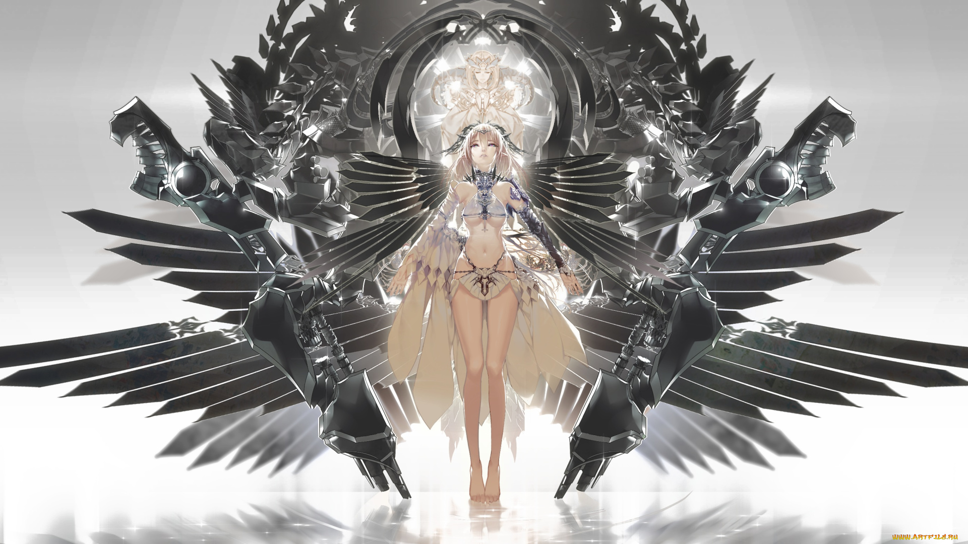 аниме, животные, , существа, эльф, девушка