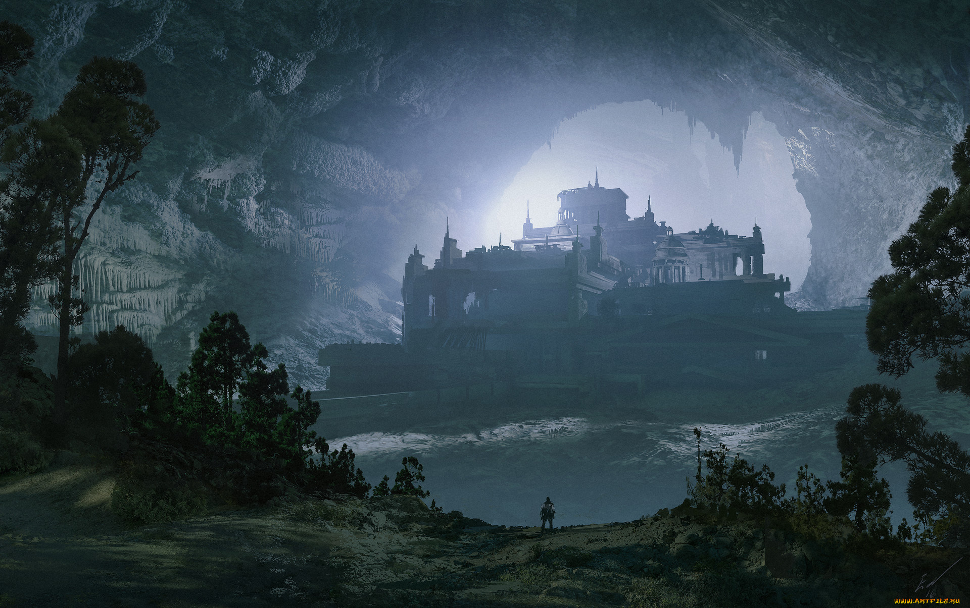 фэнтези, замки, замок