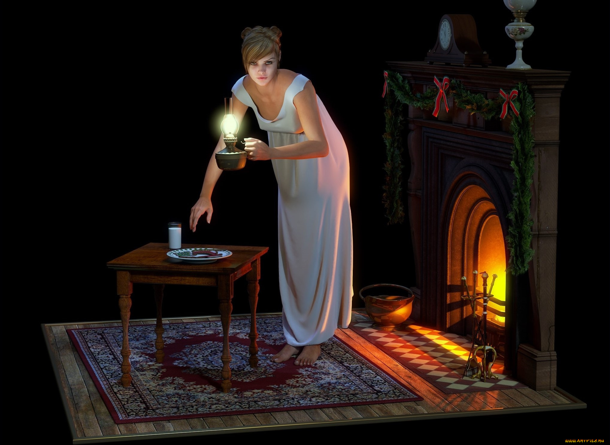 3д, графика, люди, , people, девушка, взгляд, фон