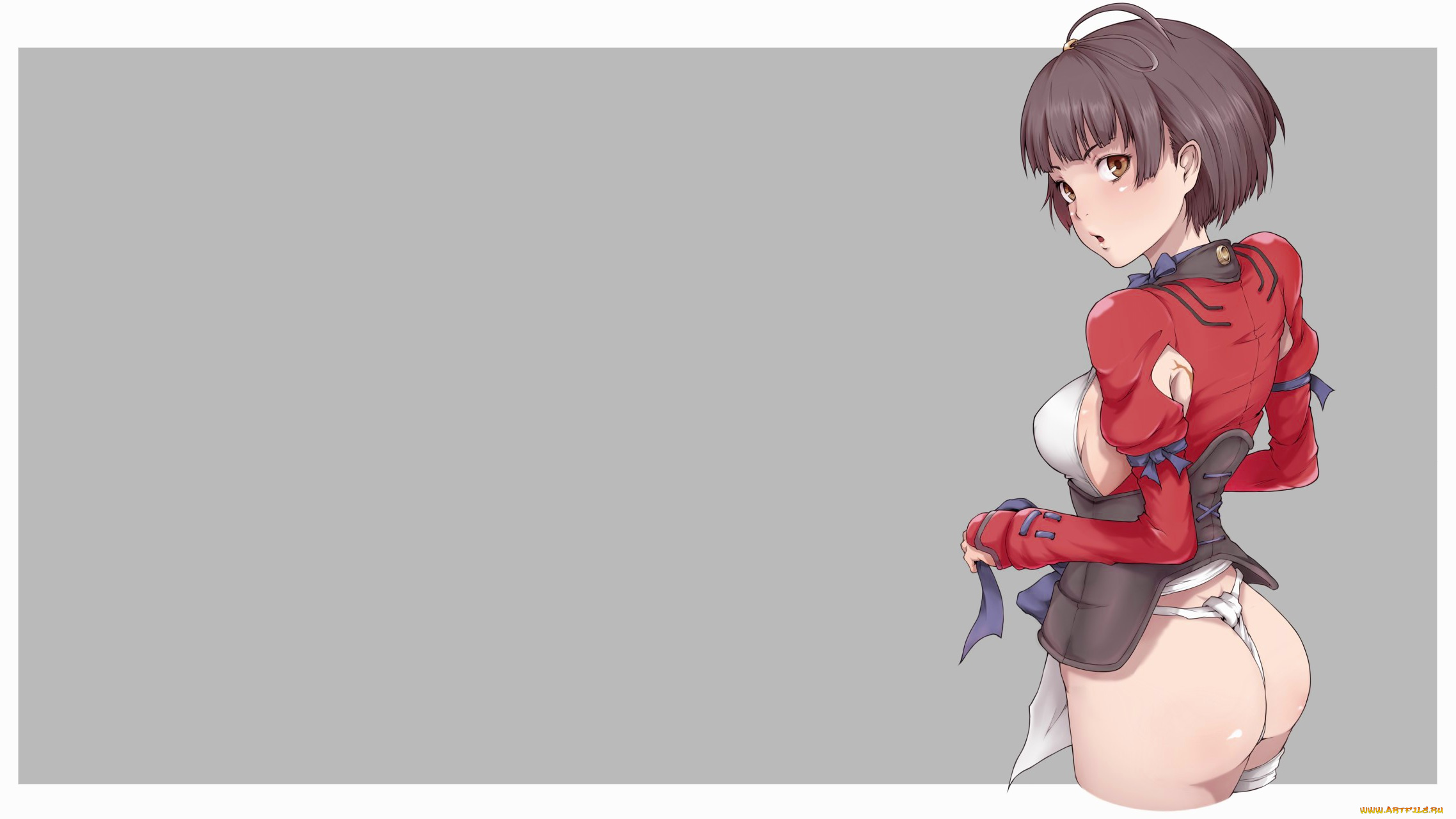 аниме, koutetsujou, no, kabaneri, девушка, взгляд, фон