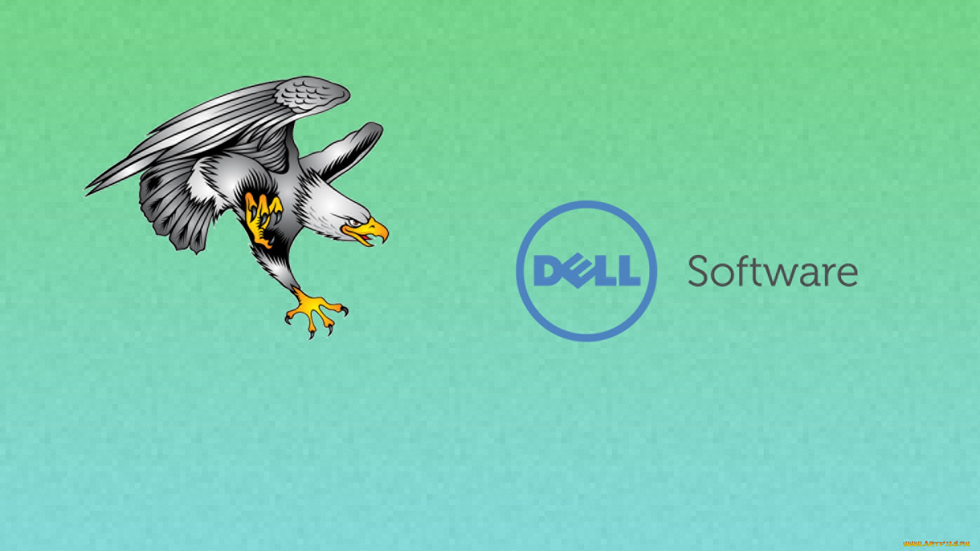 компьютеры, dell, фон, логотип