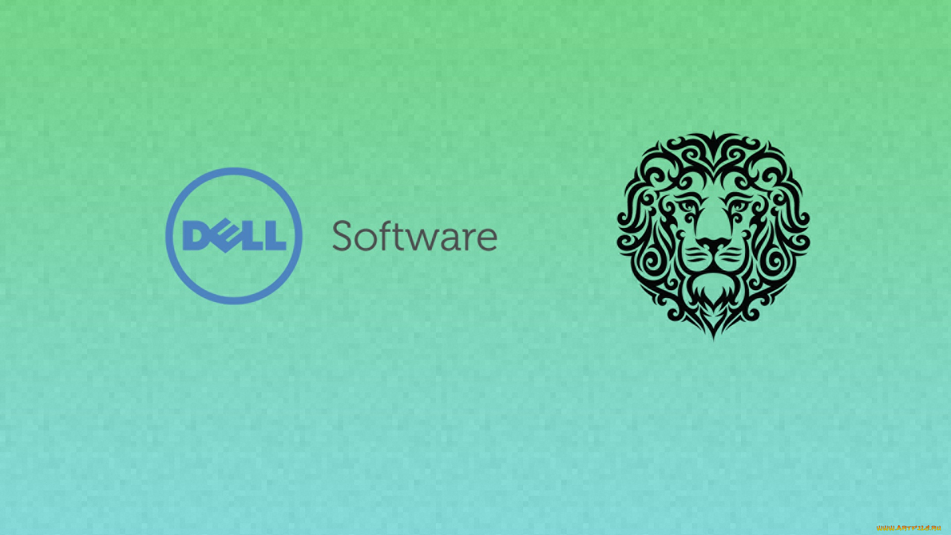 компьютеры, dell, логотип, фон