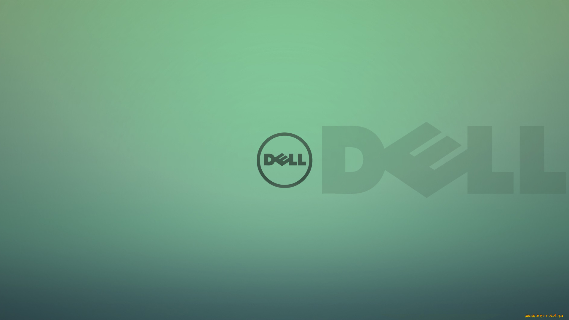 компьютеры, dell, логотип, фон