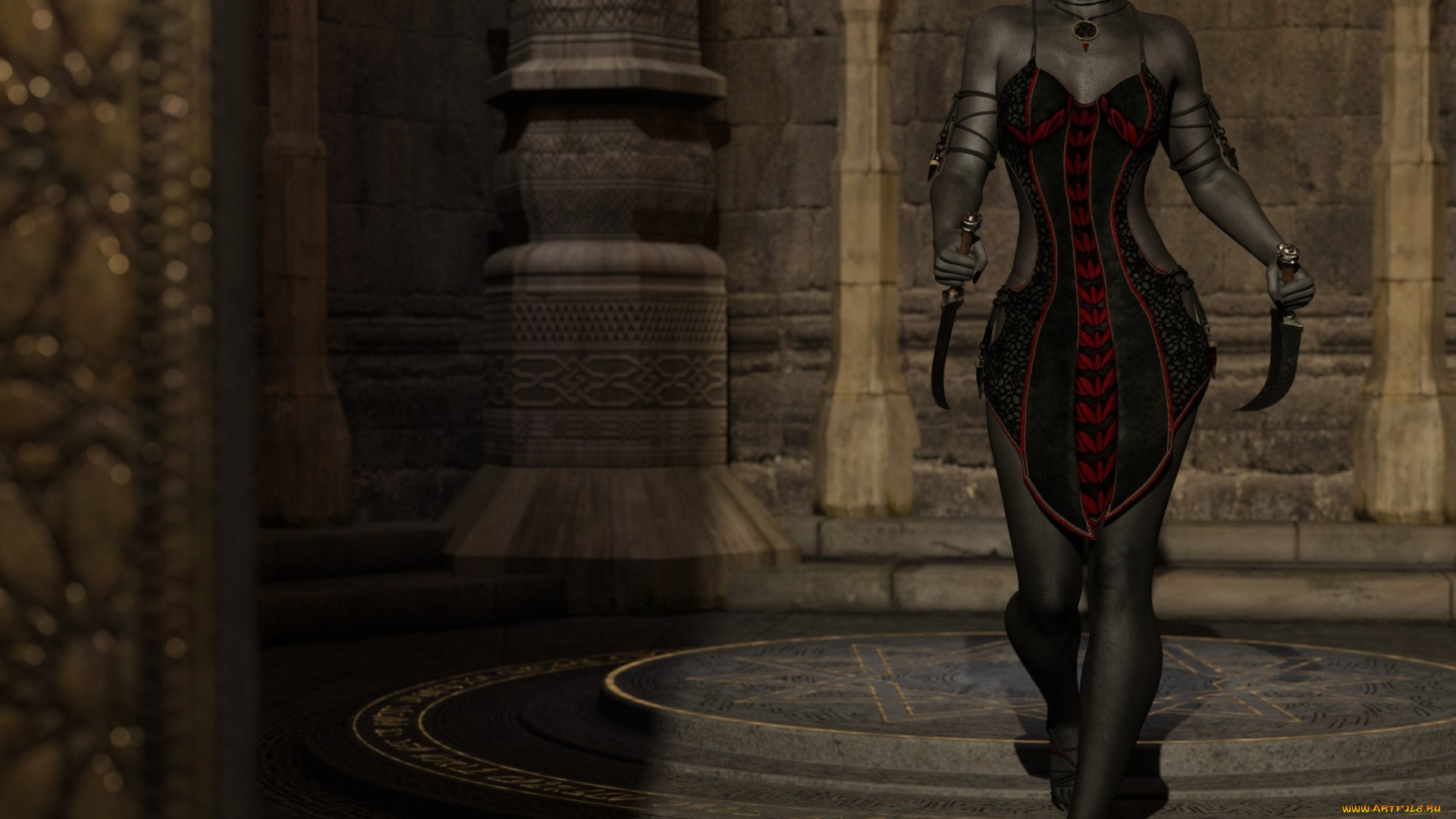 3д, графика, эльфы, , elves, эльфийка, взгляд, фон