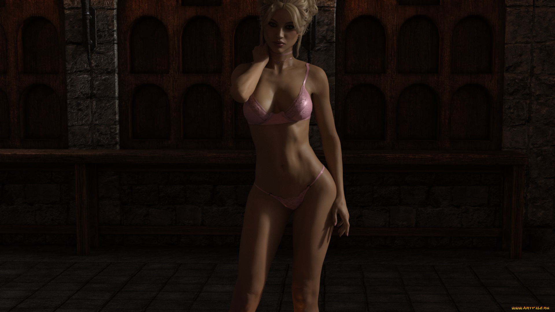 3д, графика, люди, , people, девушка, взгляд, фон