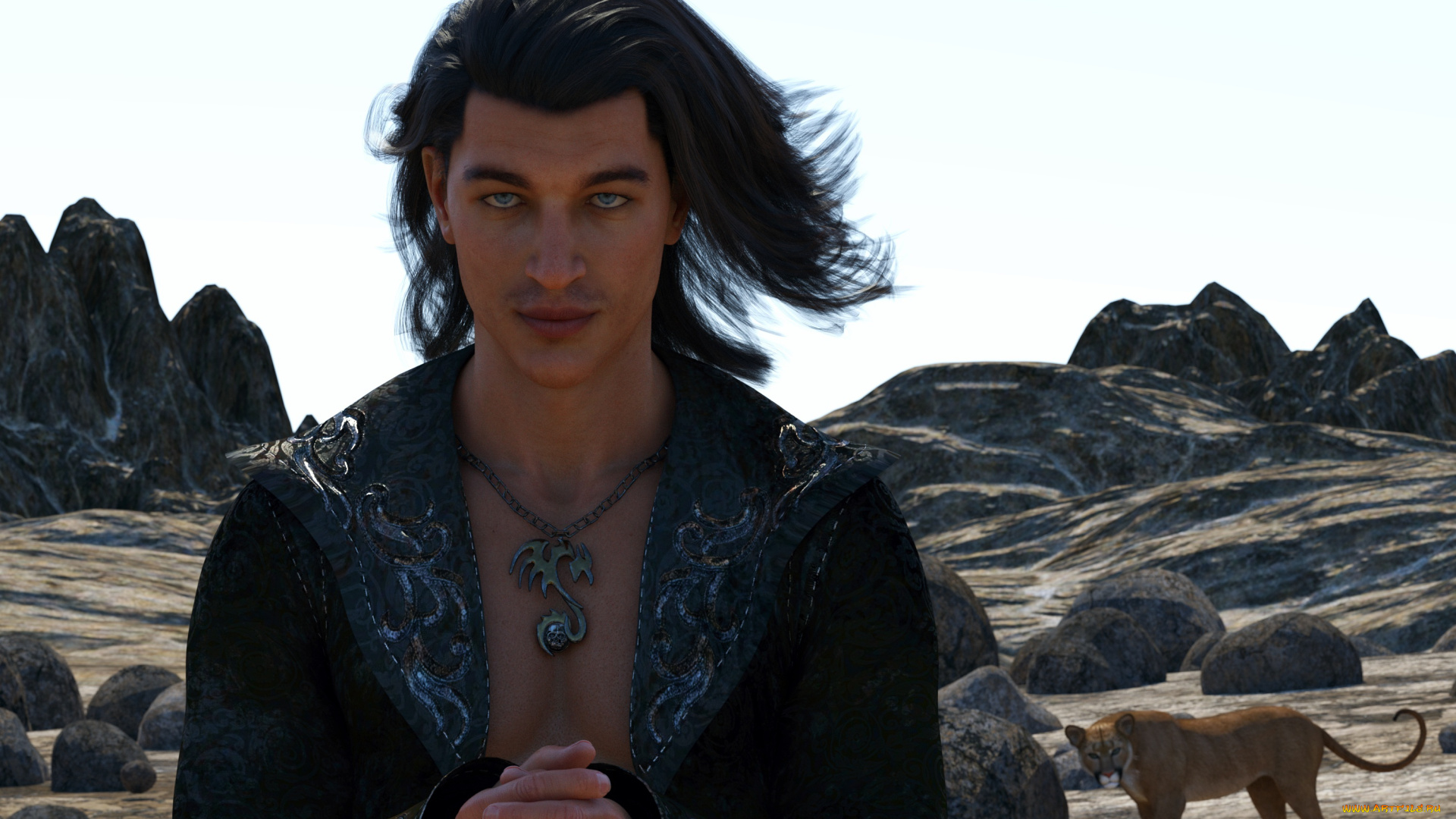 3д, графика, люди, , people, фон, парень, взгляд