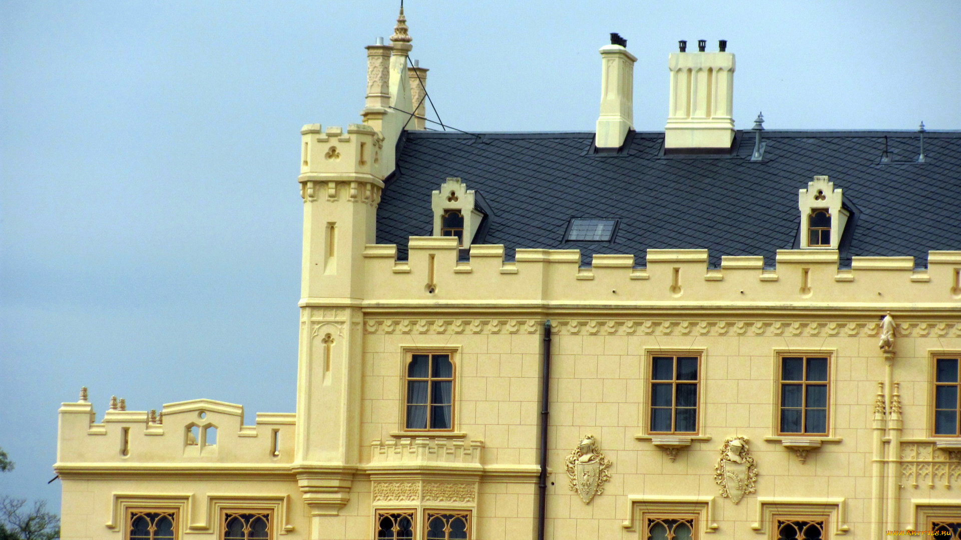 lednice, castle, города, замок, леднице, , чехия, lednice, castle