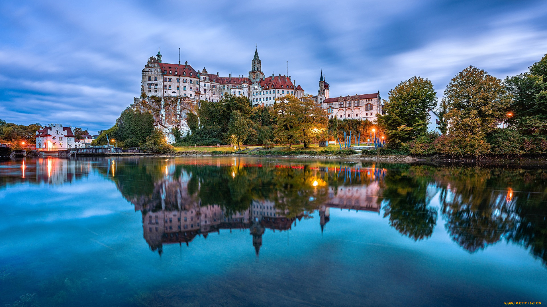 sigmaringen, castle, города, замки, германии, sigmaringen, castle