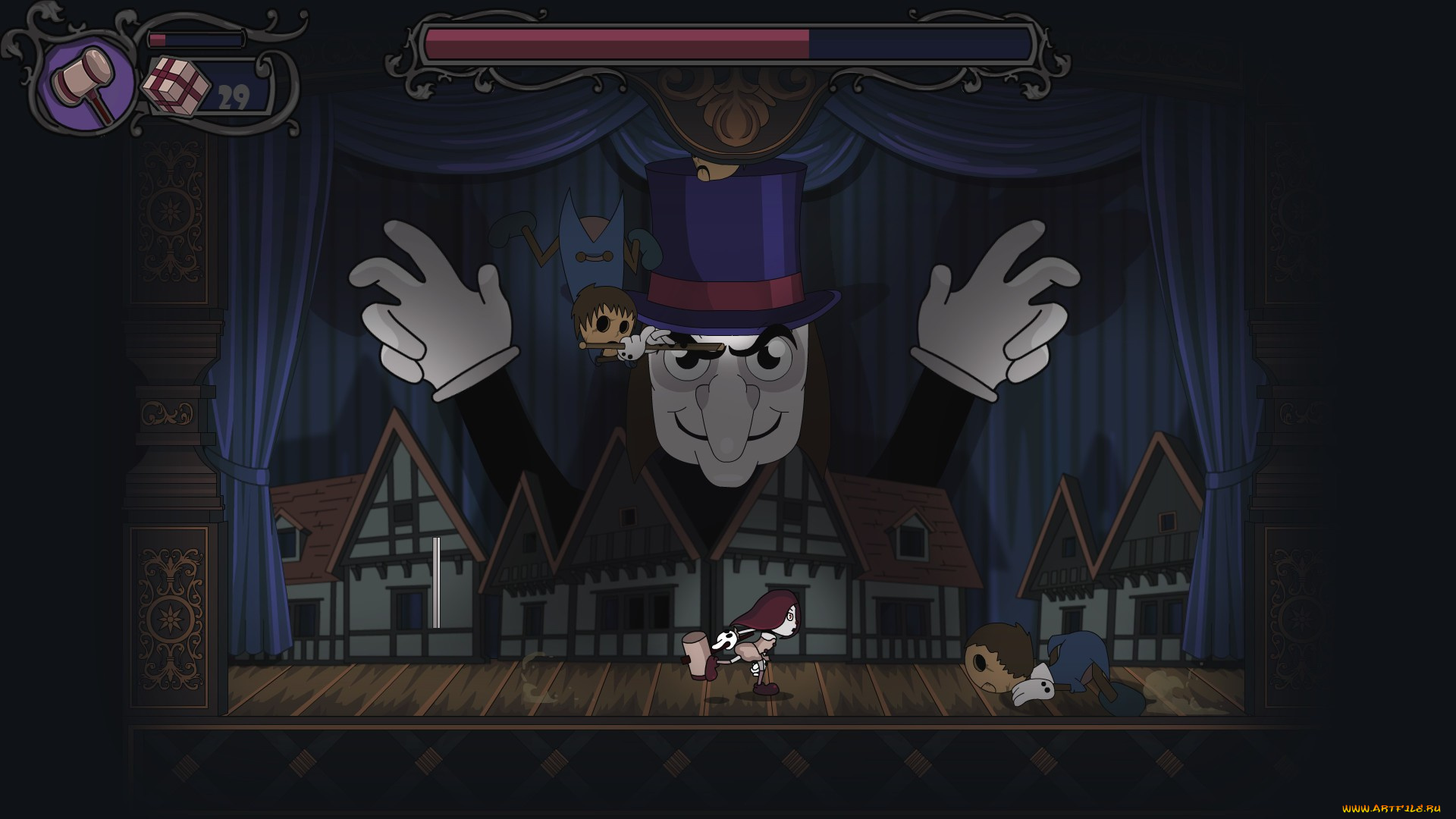 видео, игры, fearmonium, куклы, кукловод, сцена