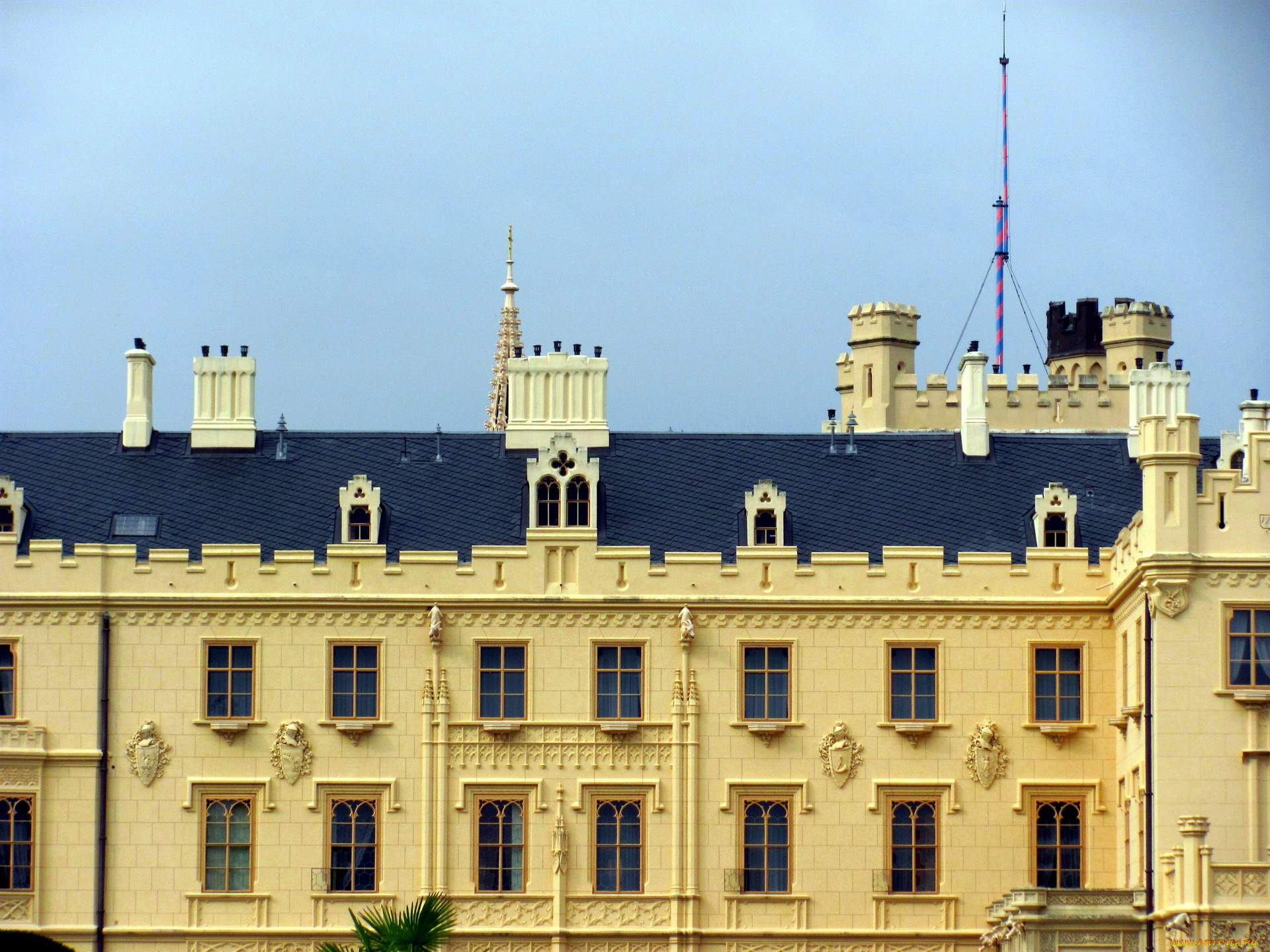 lednice, castle, города, замок, леднице, , чехия, lednice, castle
