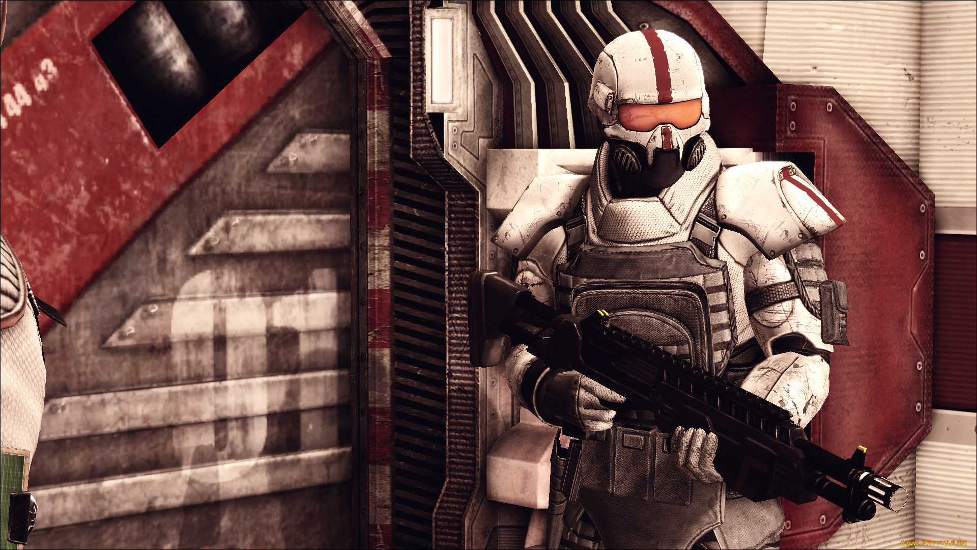 видео, игры, afterfall, , insanity, броня, оружие, ворота