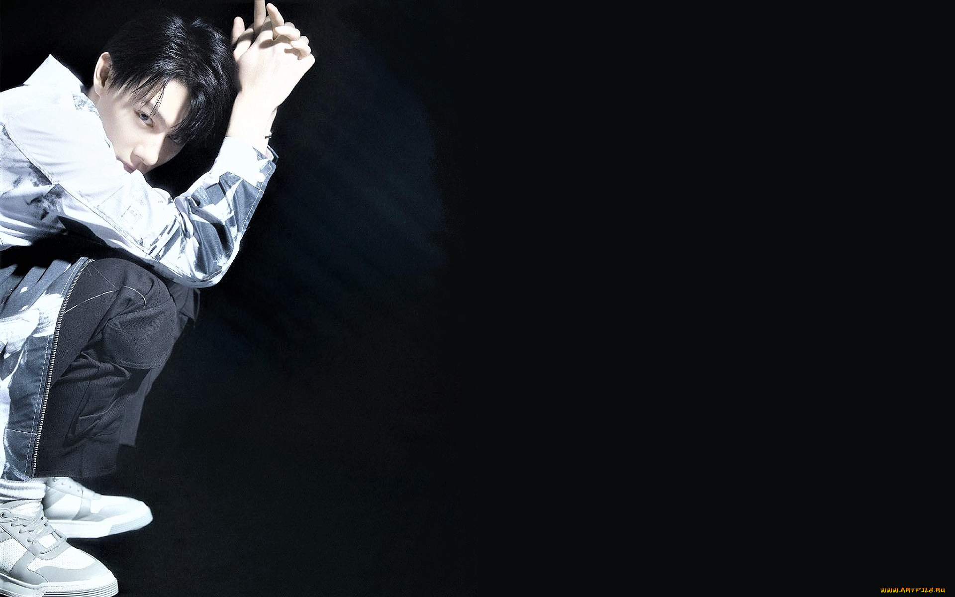 мужчины, wang, zhuocheng, актер, кроссовки