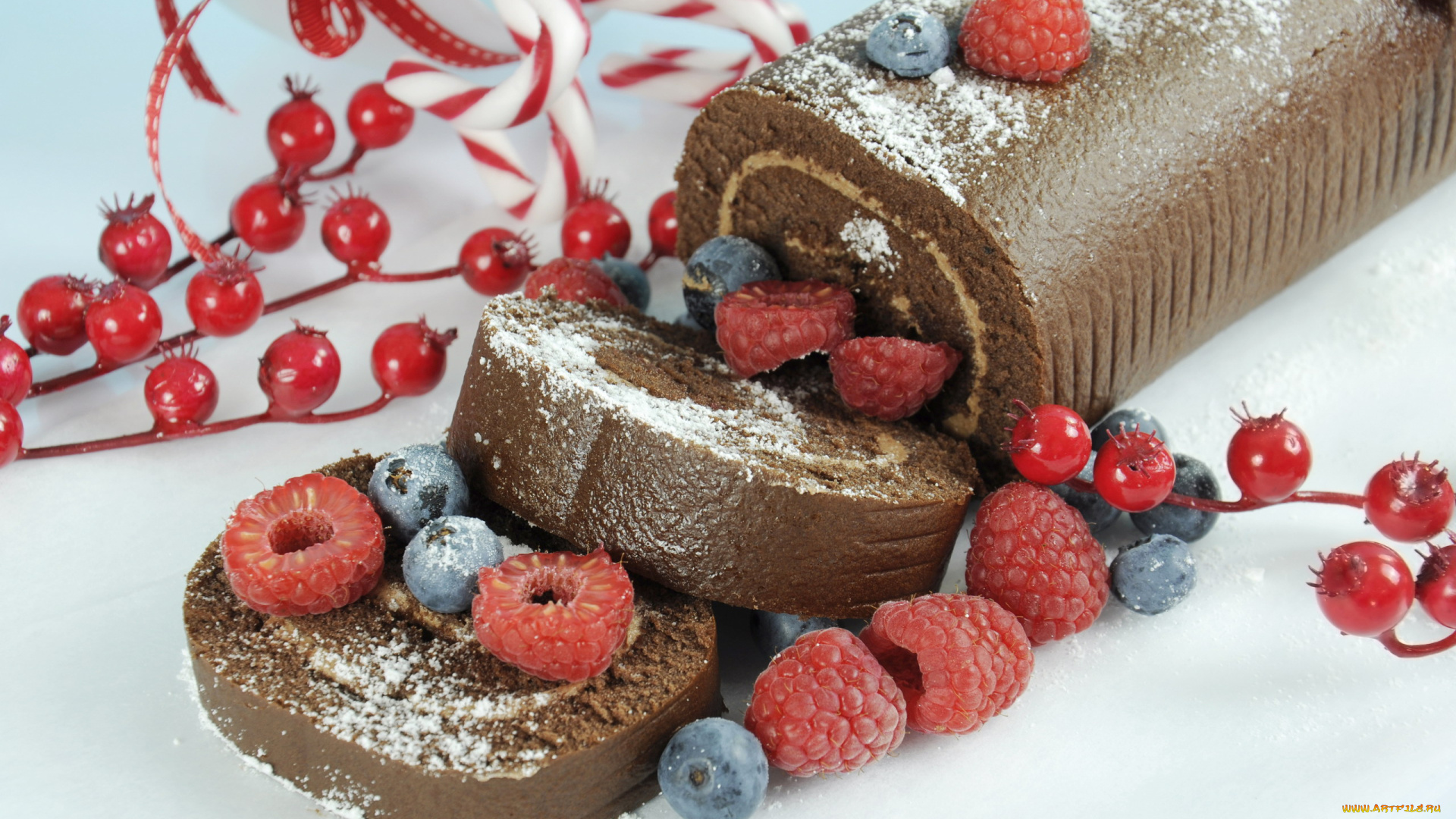 еда, пирожные, , кексы, , печенье, бисквитный, рулет