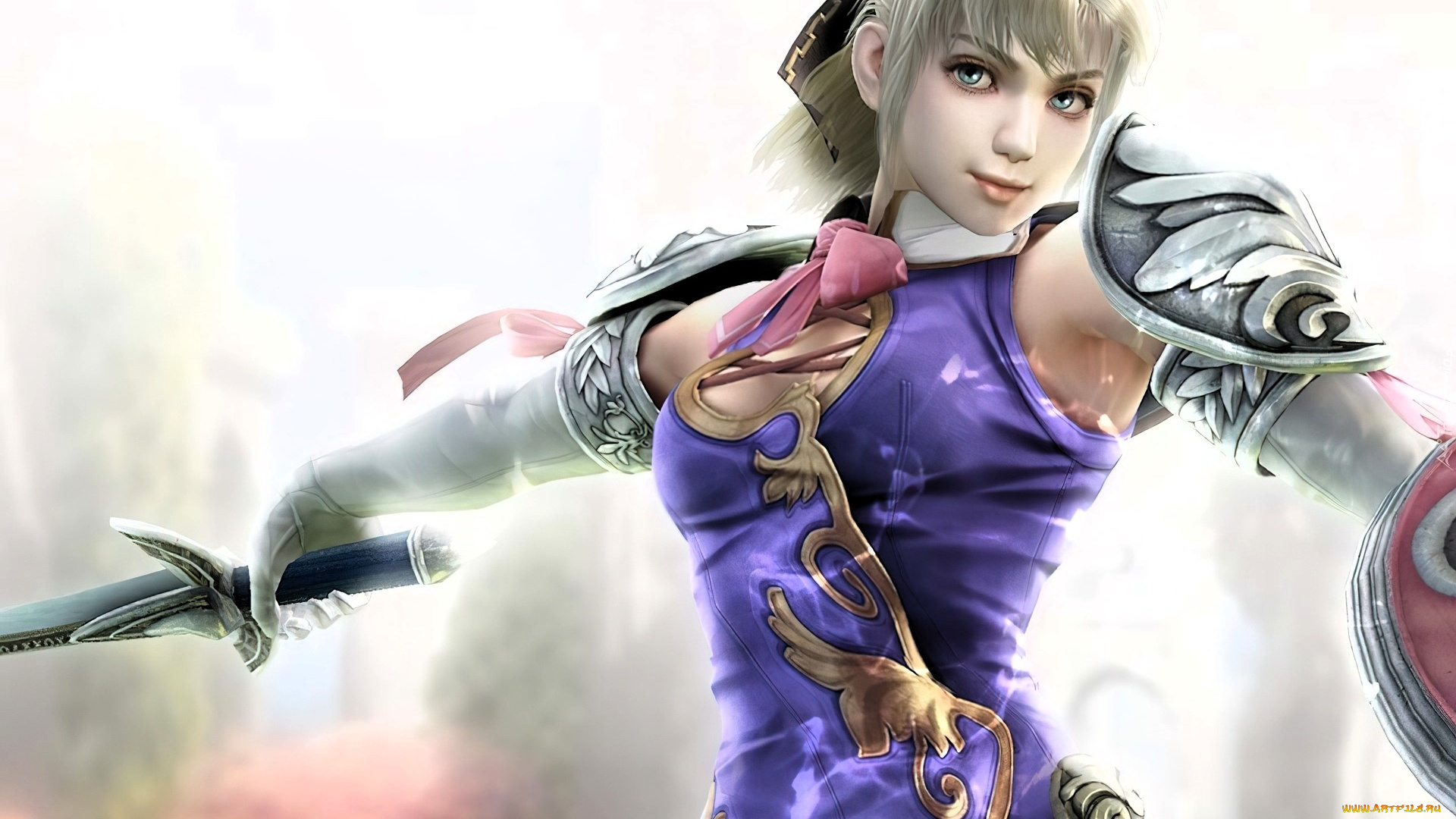 видео, игры, soulcalibur, , broken, destiny, девушка, боец, оружие