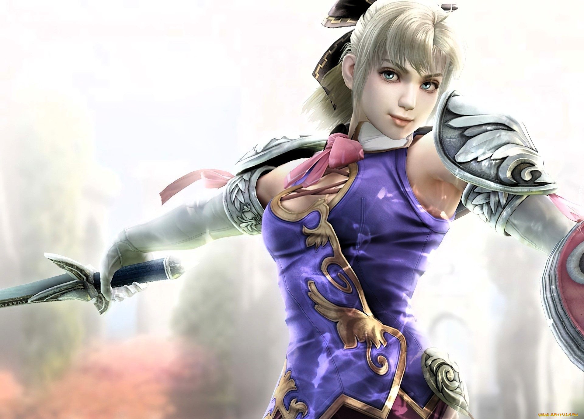 видео, игры, soulcalibur, , broken, destiny, девушка, боец, оружие