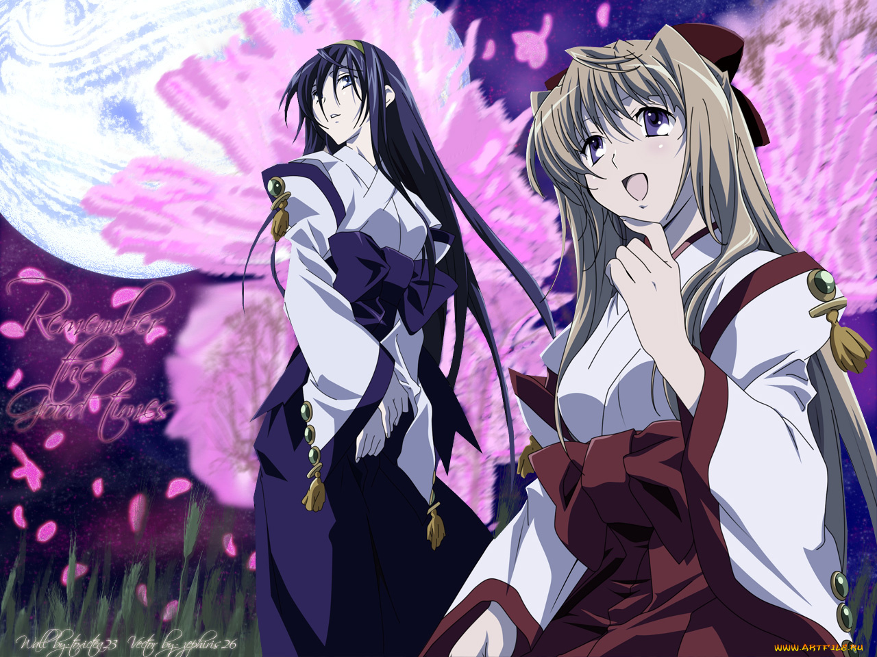 аниме, kannaduki, no, miko