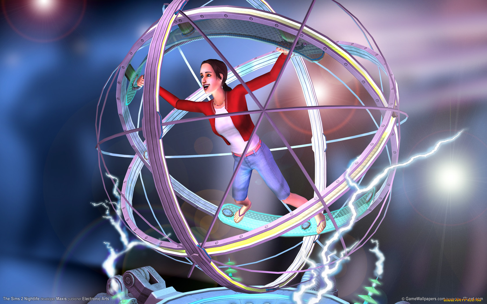 видео, игры, the, sims, nightlife